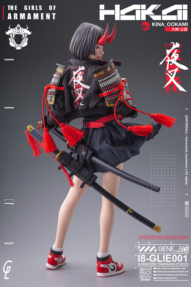 I8TOYS x Gharliera "THE GIRLS OF ARMAMENT" I8-GLIE001 OOKAMI KINA | 1/6 SCALE