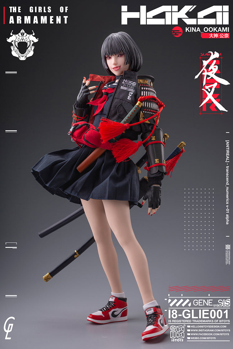 I8TOYS x Gharliera "THE GIRLS OF ARMAMENT" I8-GLIE001 OOKAMI KINA | 1/6 SCALE