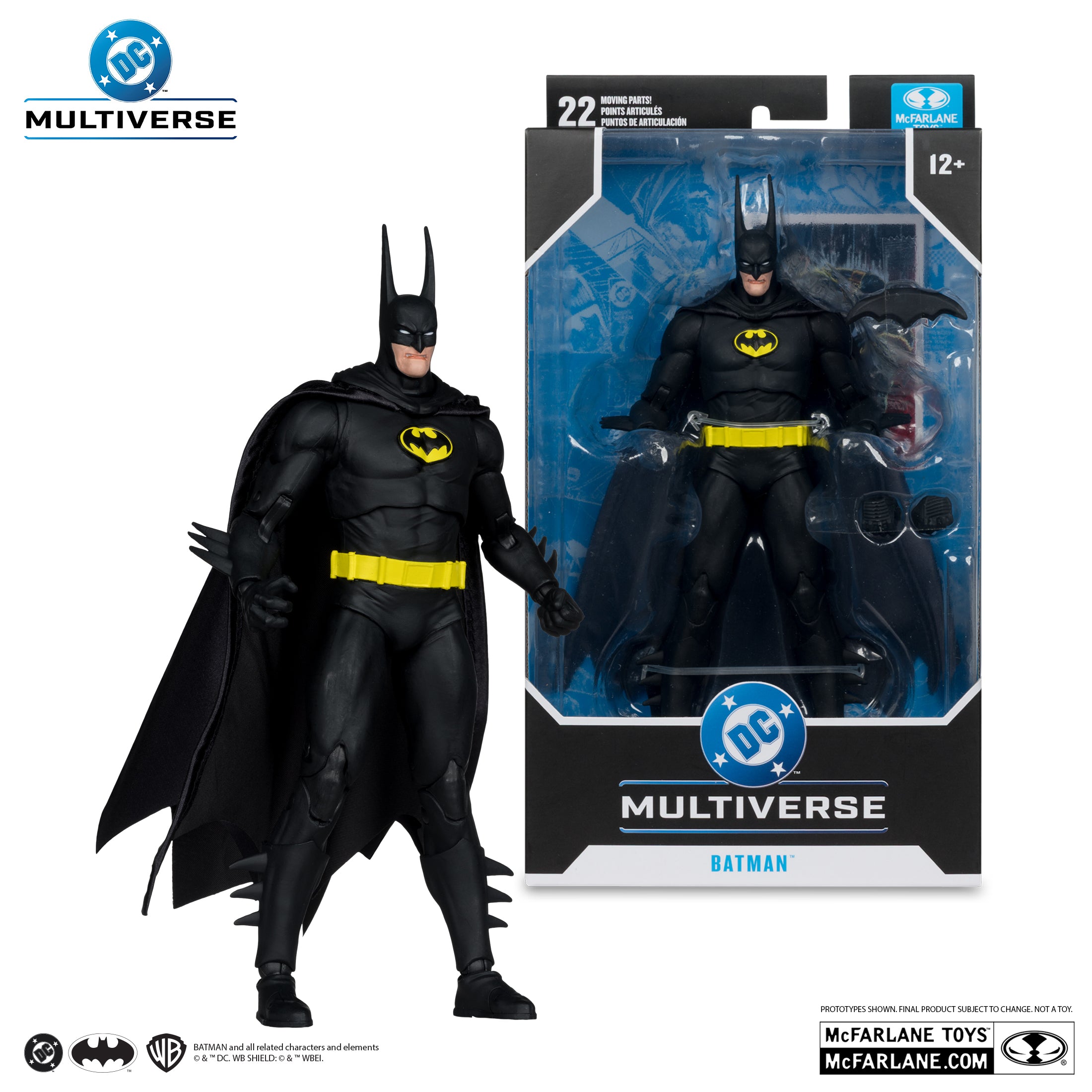 Batman (Troika) Action Figure – DC Multiverse 7-Inch Collectible | 1 Per Customer