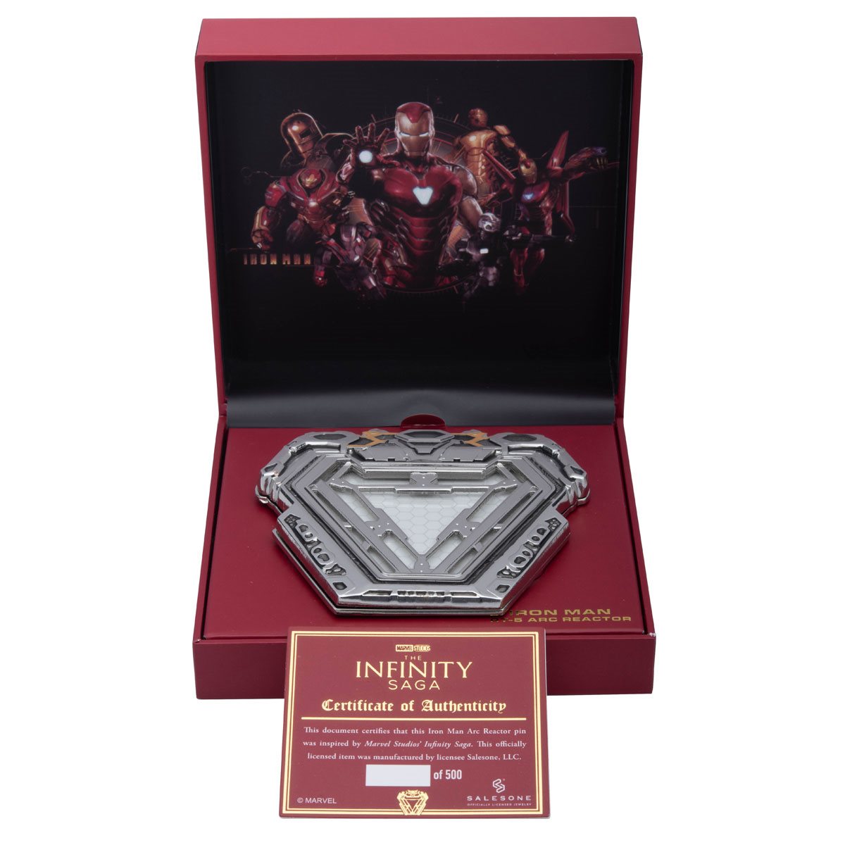 Iron Man Arc Reactor Prop Replica Light-Up Pin | Limited to 500 Pieces