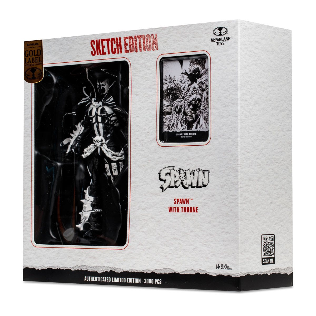 Spawn Throne Sketch Edition Gold Label | SDCC Exclusive