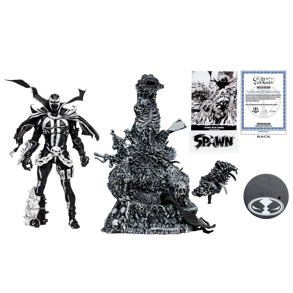 Spawn Throne Sketch Edition Gold Label | SDCC Exclusive