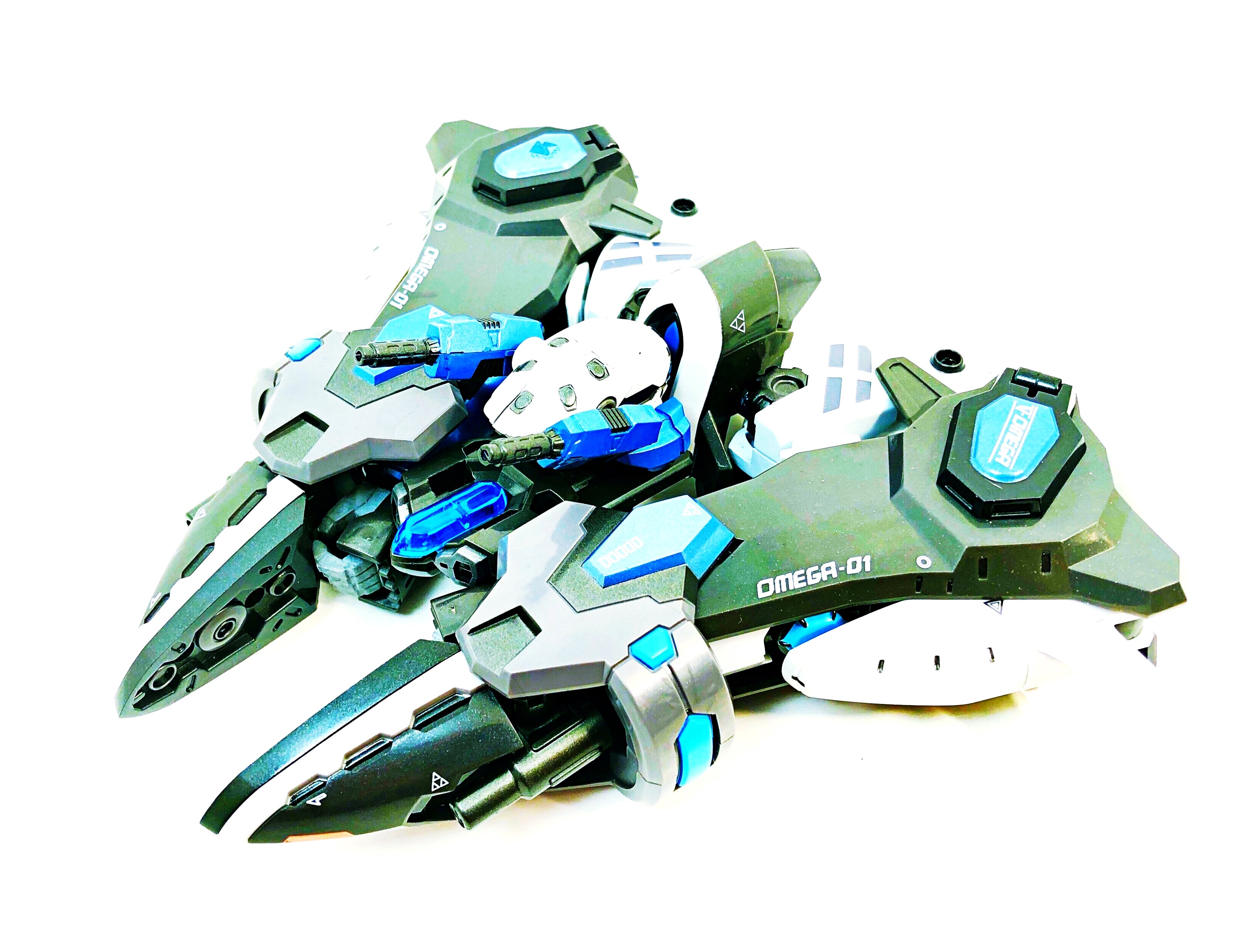 Pre Owned: Aquarion GE-01 DX Chogokin Assault Type (Bandai, 2006) | Substandard Packaging