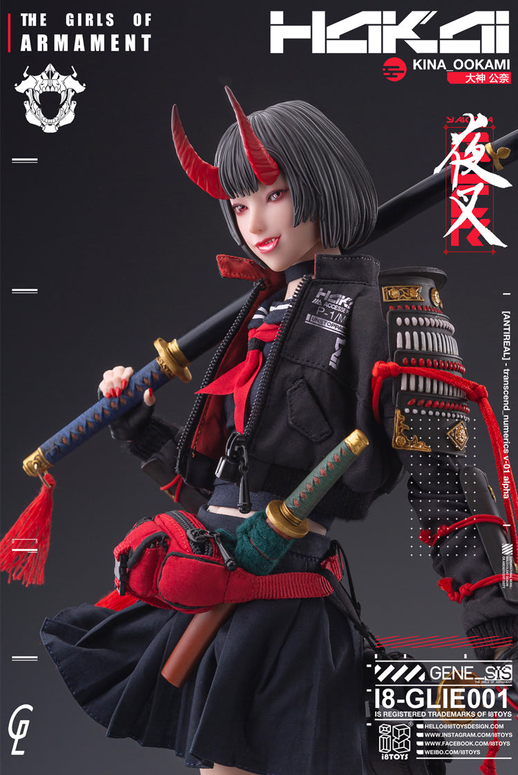 I8TOYS x Gharliera "THE GIRLS OF ARMAMENT" I8-GLIE001 OOKAMI KINA 1/6 SCALE ACTION FIGURE