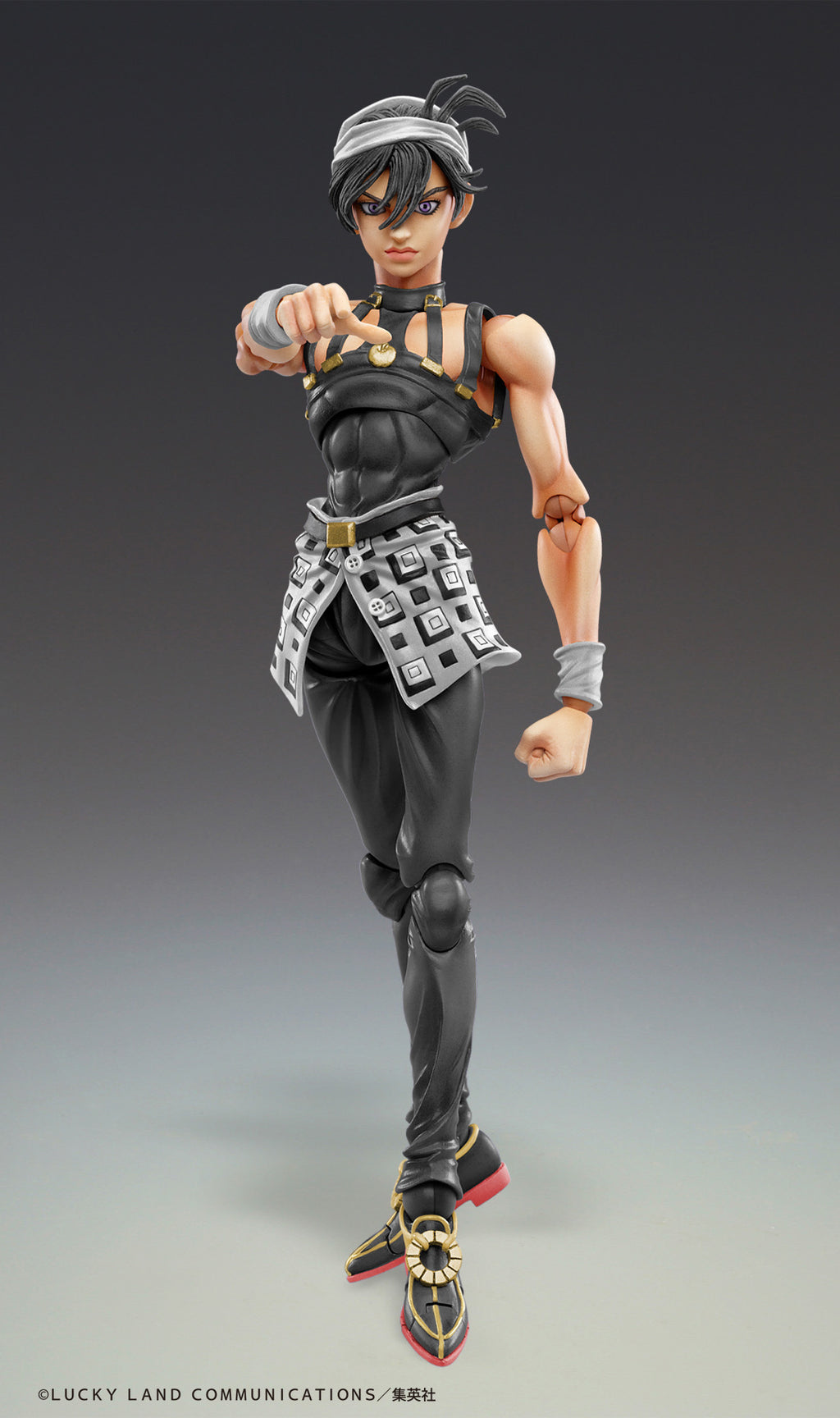 JoJo's Bizarre Adventure: Super Action Statue Narancia Ghirga & Aerosmith (Black Variant)