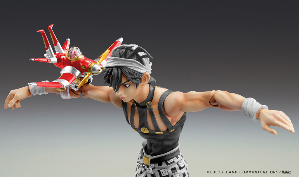 JoJo's Bizarre Adventure: Super Action Statue Narancia Ghirga & Aerosmith (Black Variant)