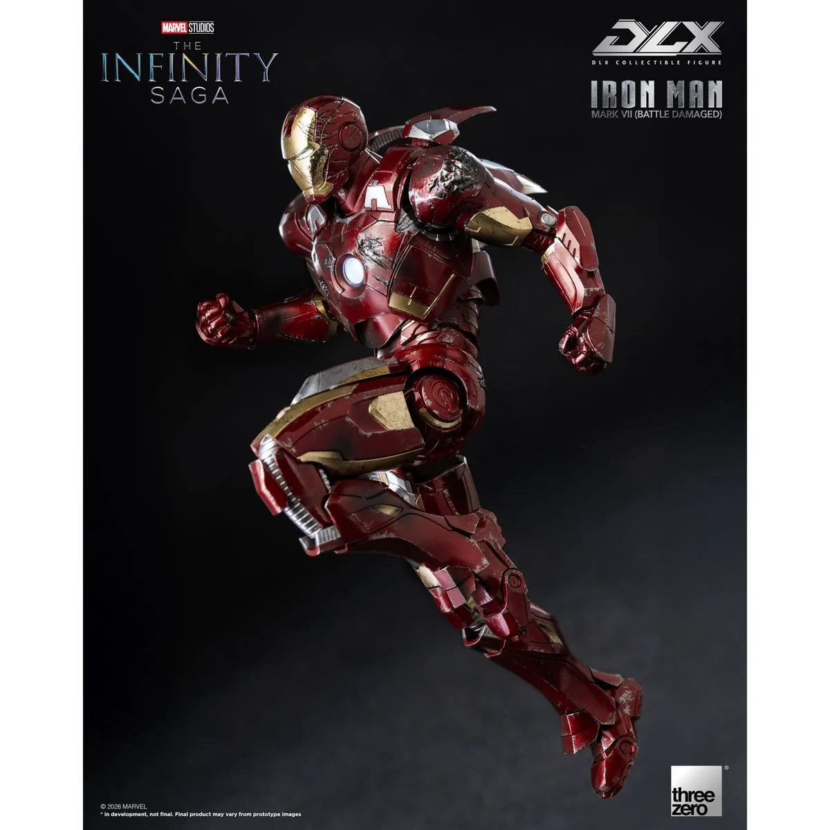 Marvel Studios: The Infinity Saga Iron Man Mark 7 Battle Damaged DLX Action Figure