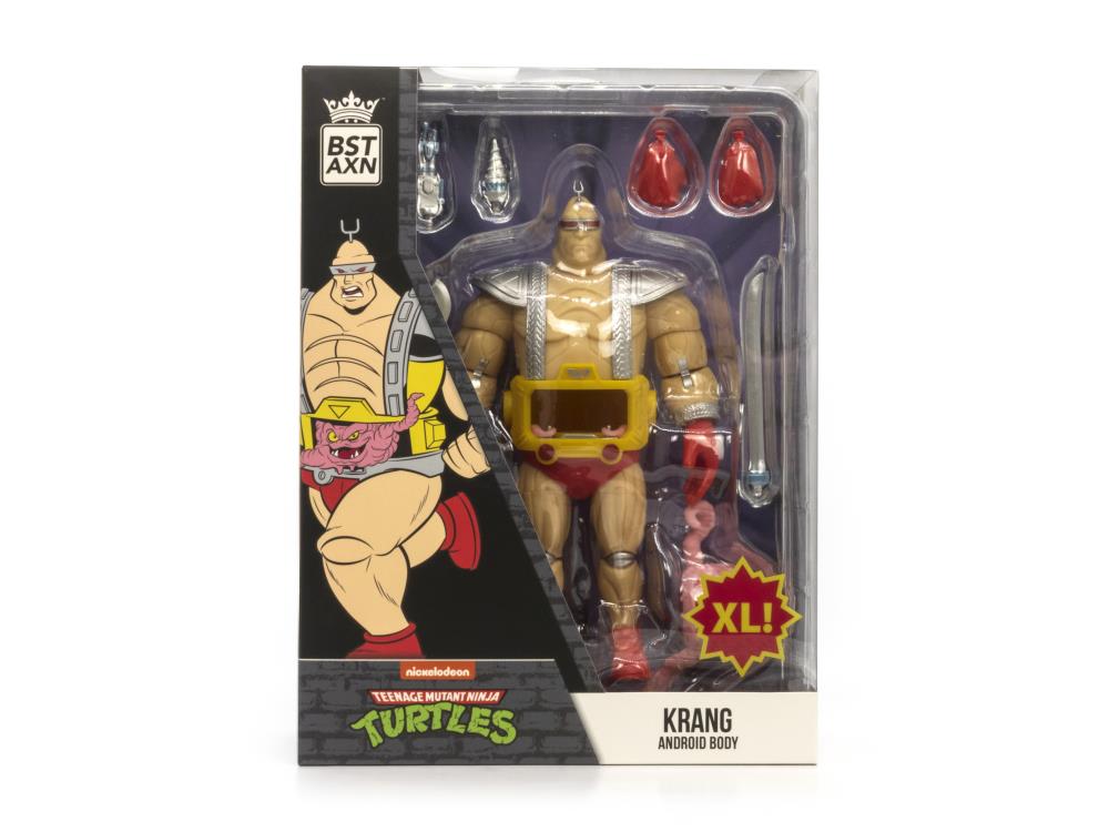 Figura de acción de las Tortugas Ninja Adolescentes Mutantes BST AXN XL Krang con cuerpo de Android 