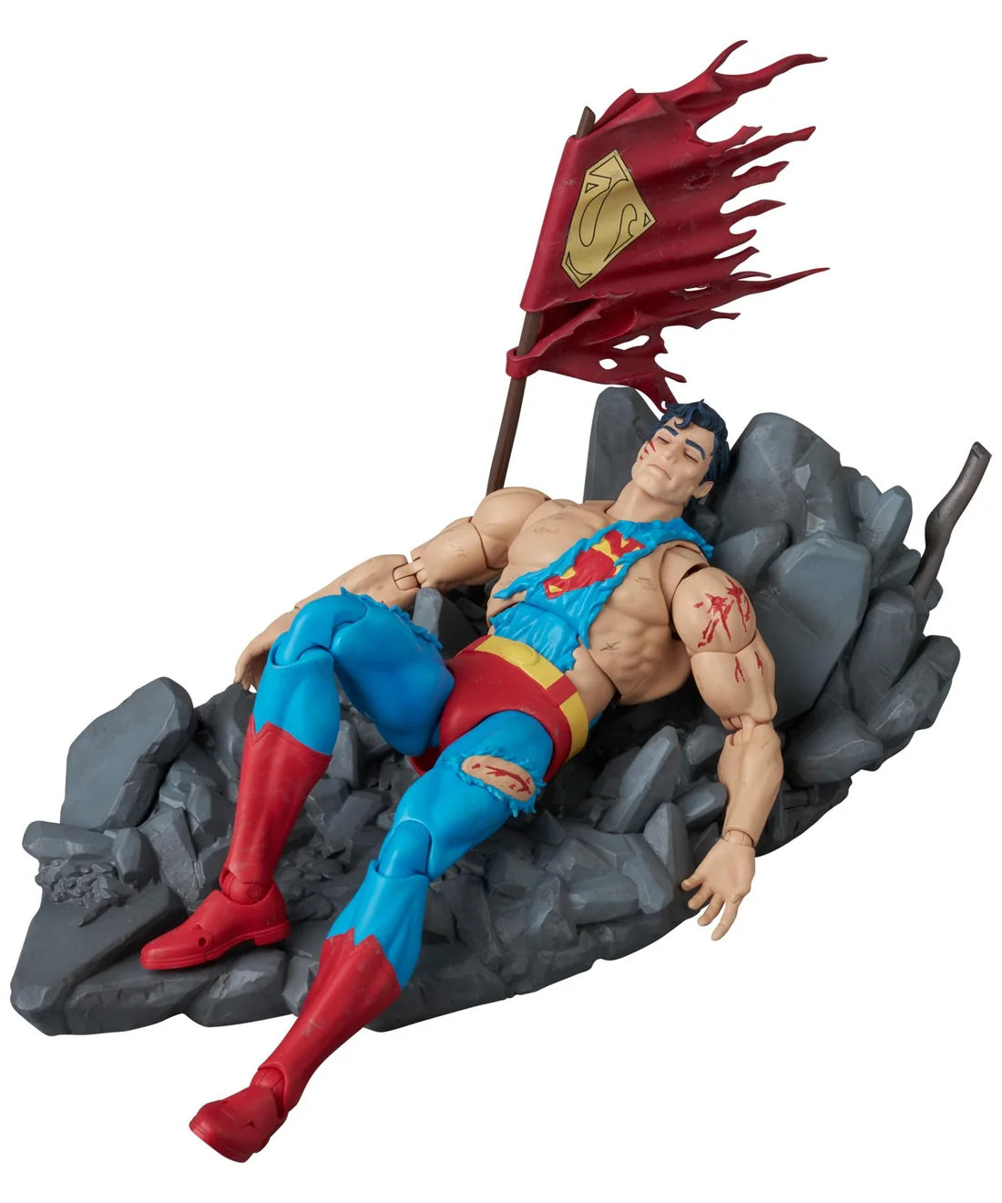 Medicom Toy MAFEX No.324 Superman Battle Damaged The Death of Superman Action Figure