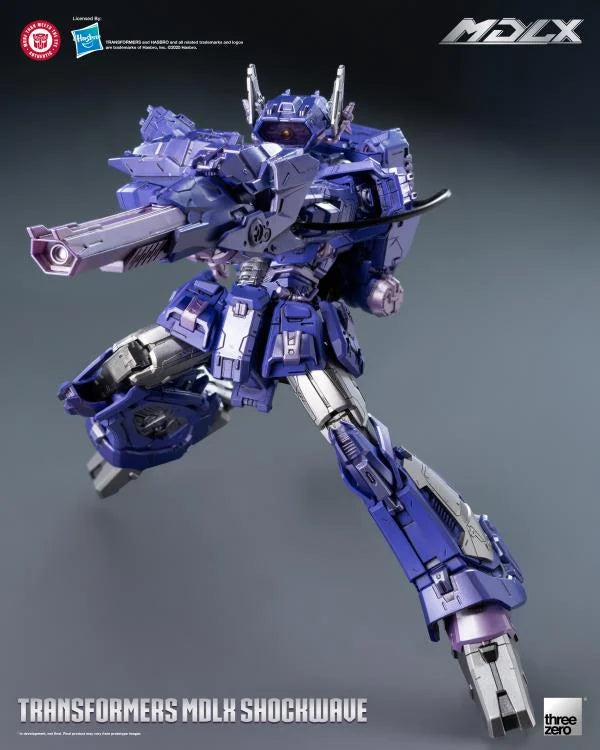 threezero MDLX Shockwave Transformers Decepticon Figure