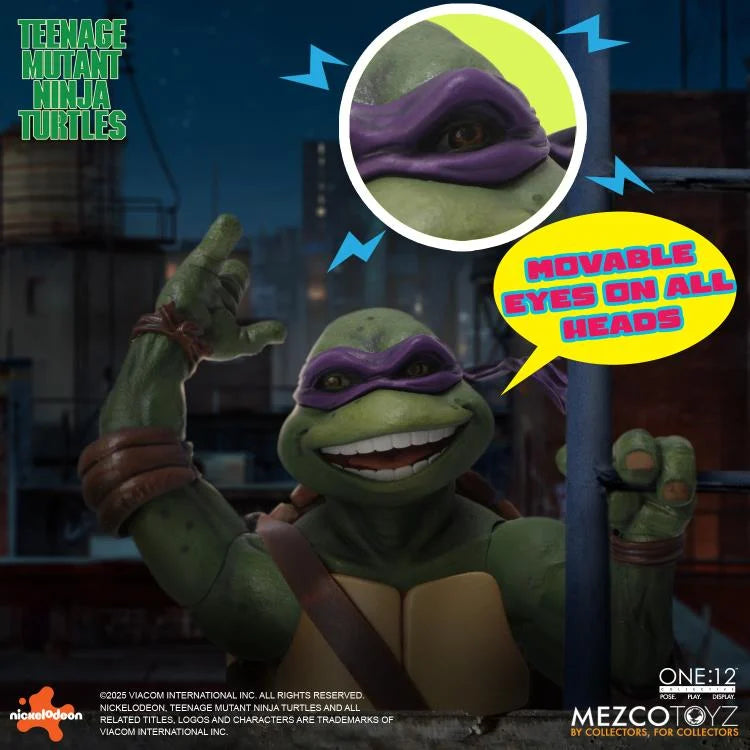 Mezco One:12 Collective Teenage Mutant Ninja Turtles 1990 Movie Deluxe Box Set