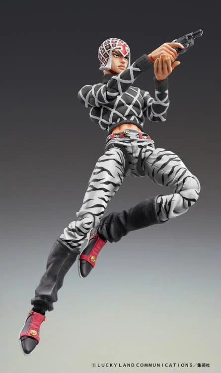 JoJo's Bizarre Adventure Super Action Statue | Guido Mista & S-P (Black Ver.)