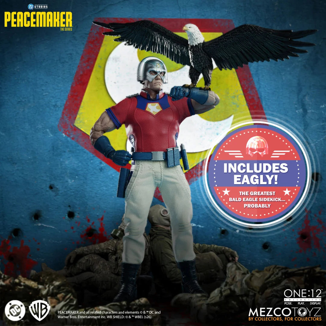 Mezco Toyz One:12 Collective Peacemaker 1/12 Scale Action Figure