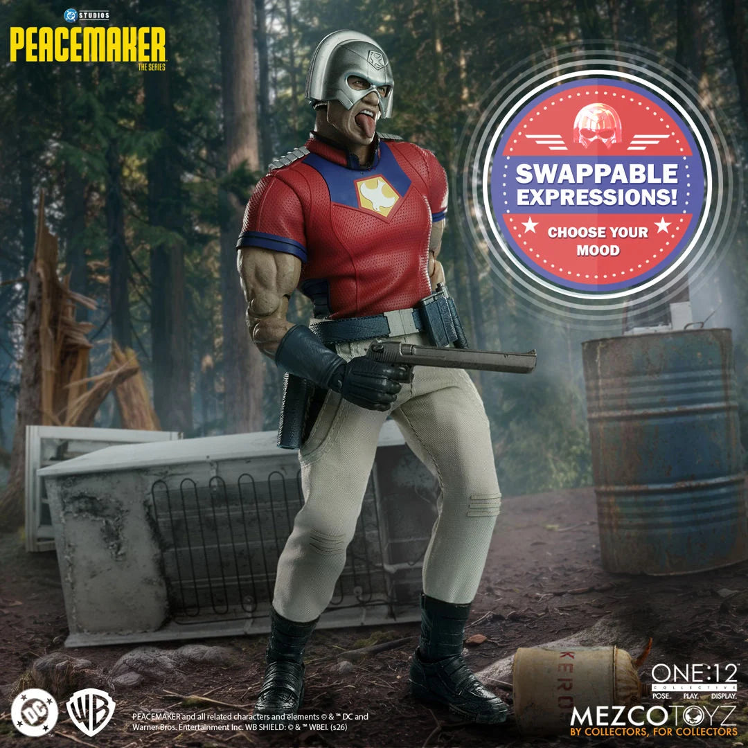Mezco Toyz One:12 Collective Peacemaker 1/12 Scale Action Figure
