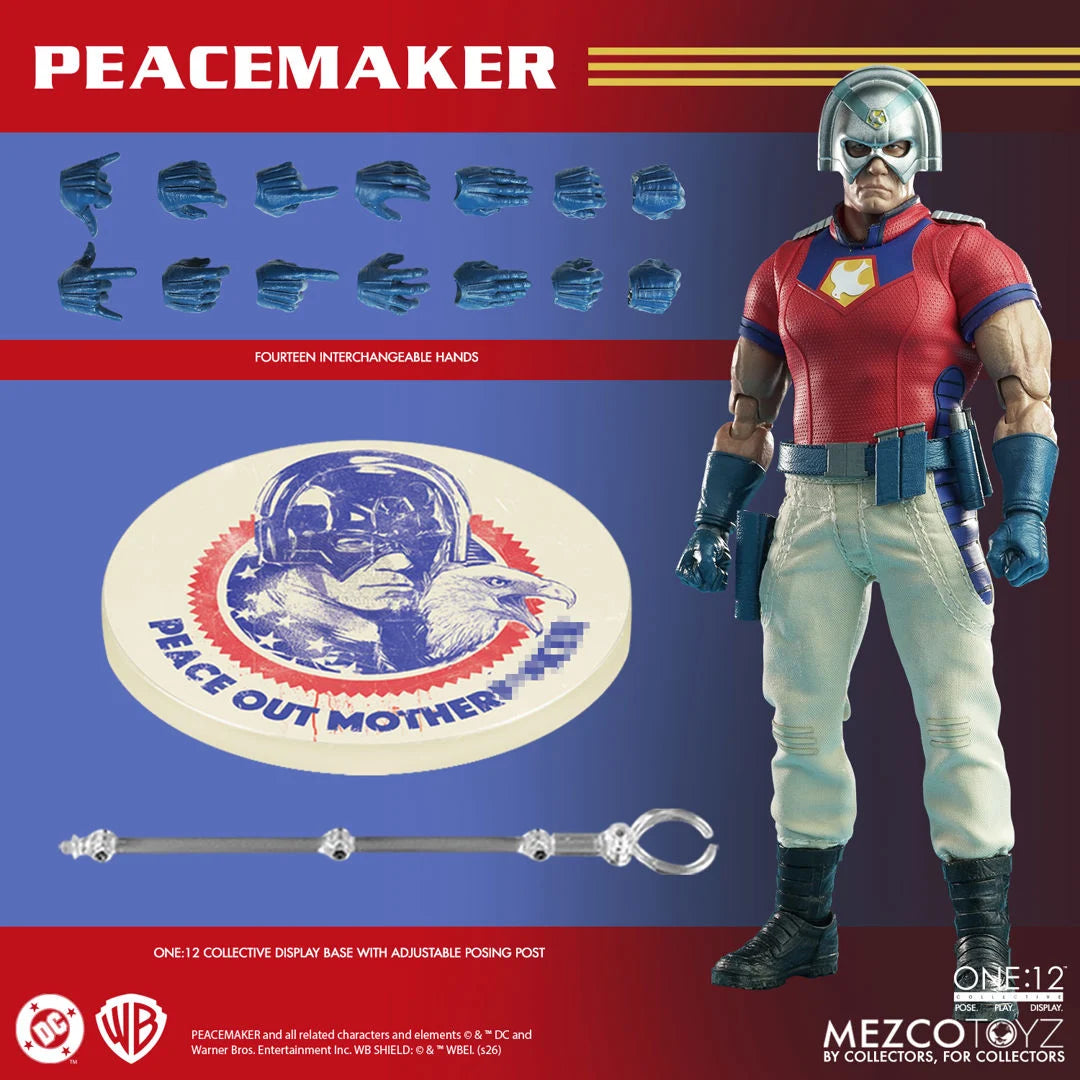 Mezco Toyz One:12 Collective Peacemaker 1/12 Scale Action Figure