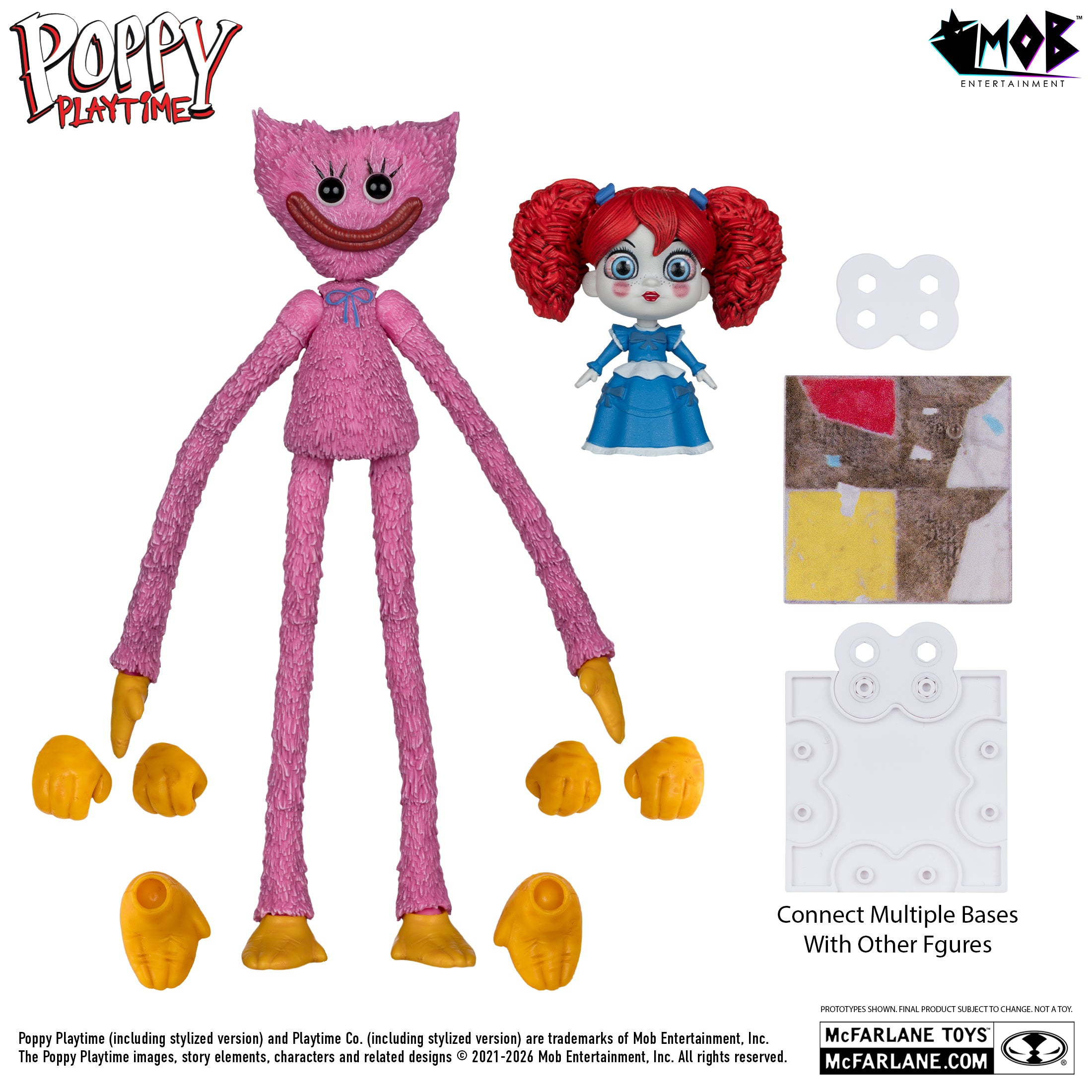 Poppy Playtime Kissy Missy with Poppy 7 Inch Action Figure