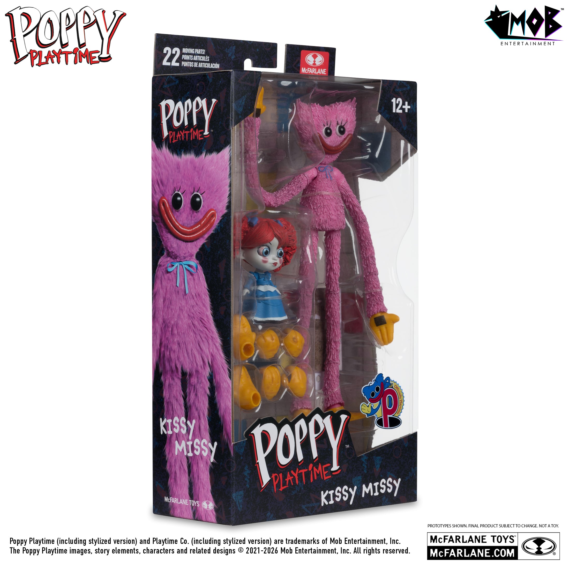 Poppy Playtime Kissy Missy with Poppy 7 Inch Action Figure