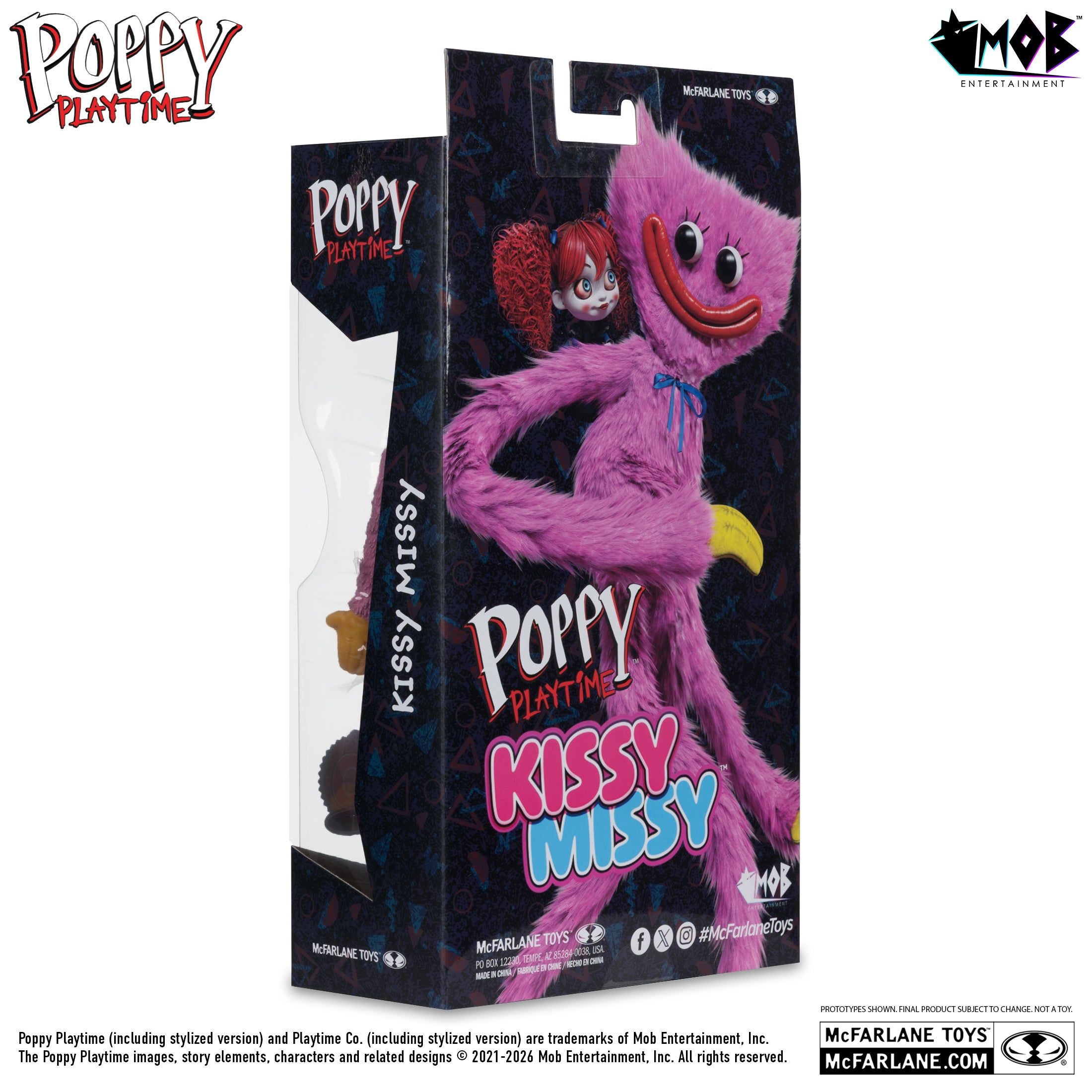Poppy Playtime Kissy Missy with Poppy 7 Inch Action Figure