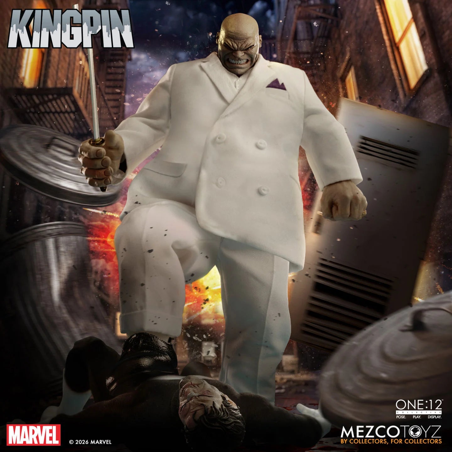 Mezco One:12 Collective Marvel Kingpin Action Figure