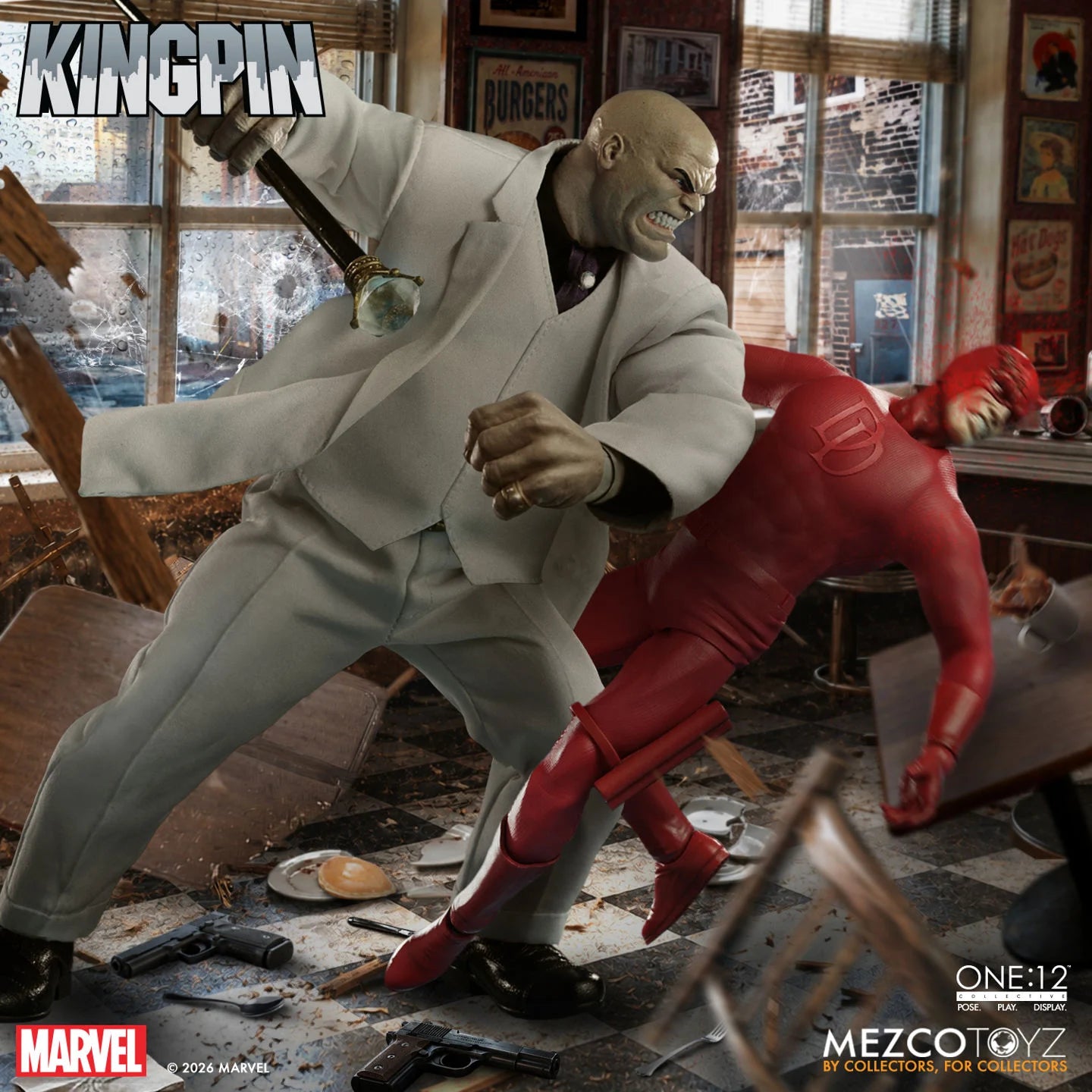 Mezco One:12 Collective Marvel Kingpin Action Figure