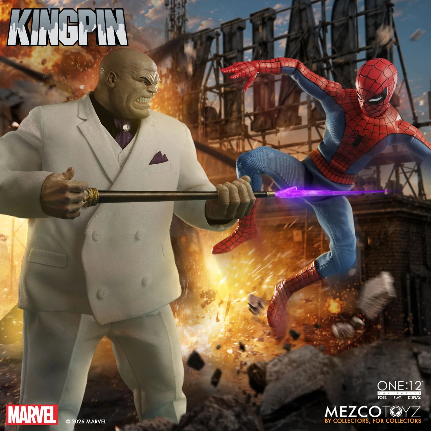 Mezco One:12 Collective Marvel Kingpin Action Figure