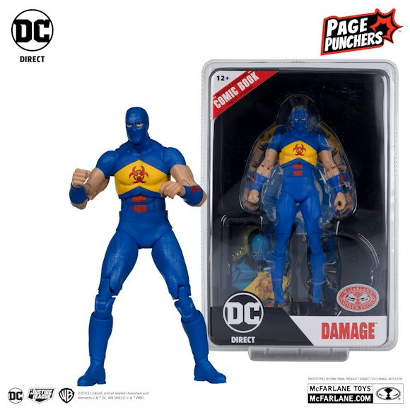 Page Punchers Kingdom Come: Damage Action Figure | Red Platinum Edition