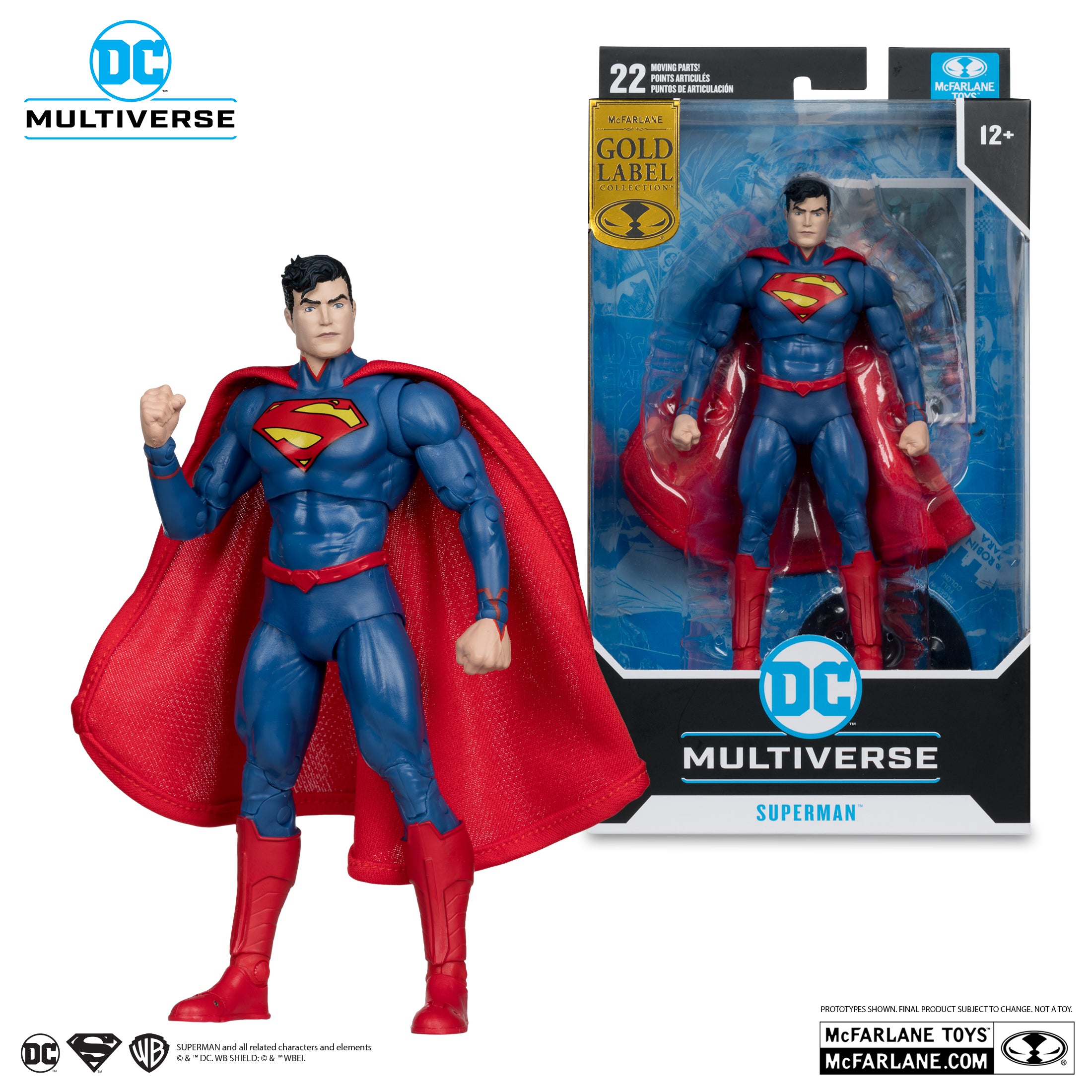 DC Multiverse Superman New 52 7-Inch Scale Action Figure - Gold Label Exclusive