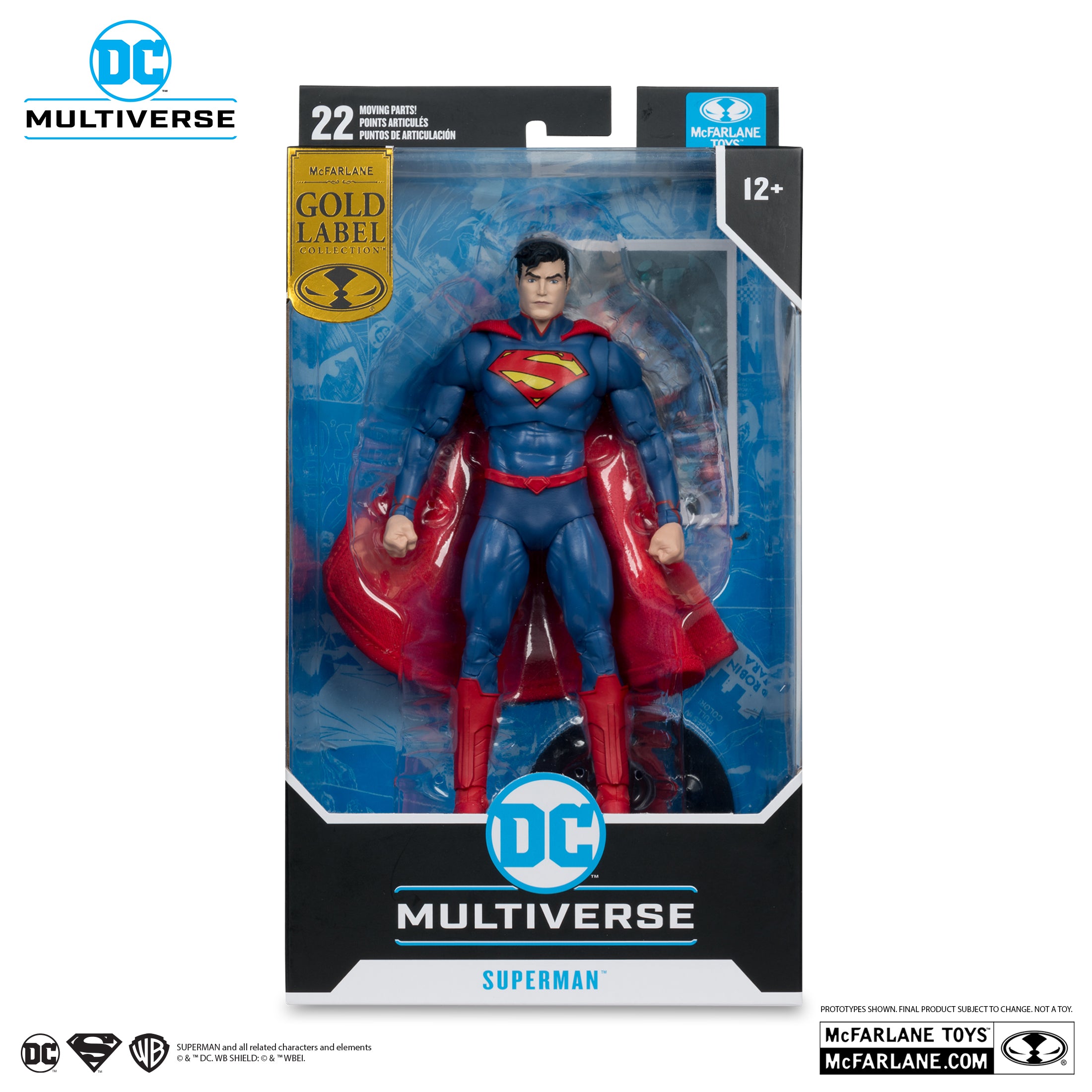 DC Multiverse Superman New 52 7-Inch Scale Action Figure - Gold Label Exclusive