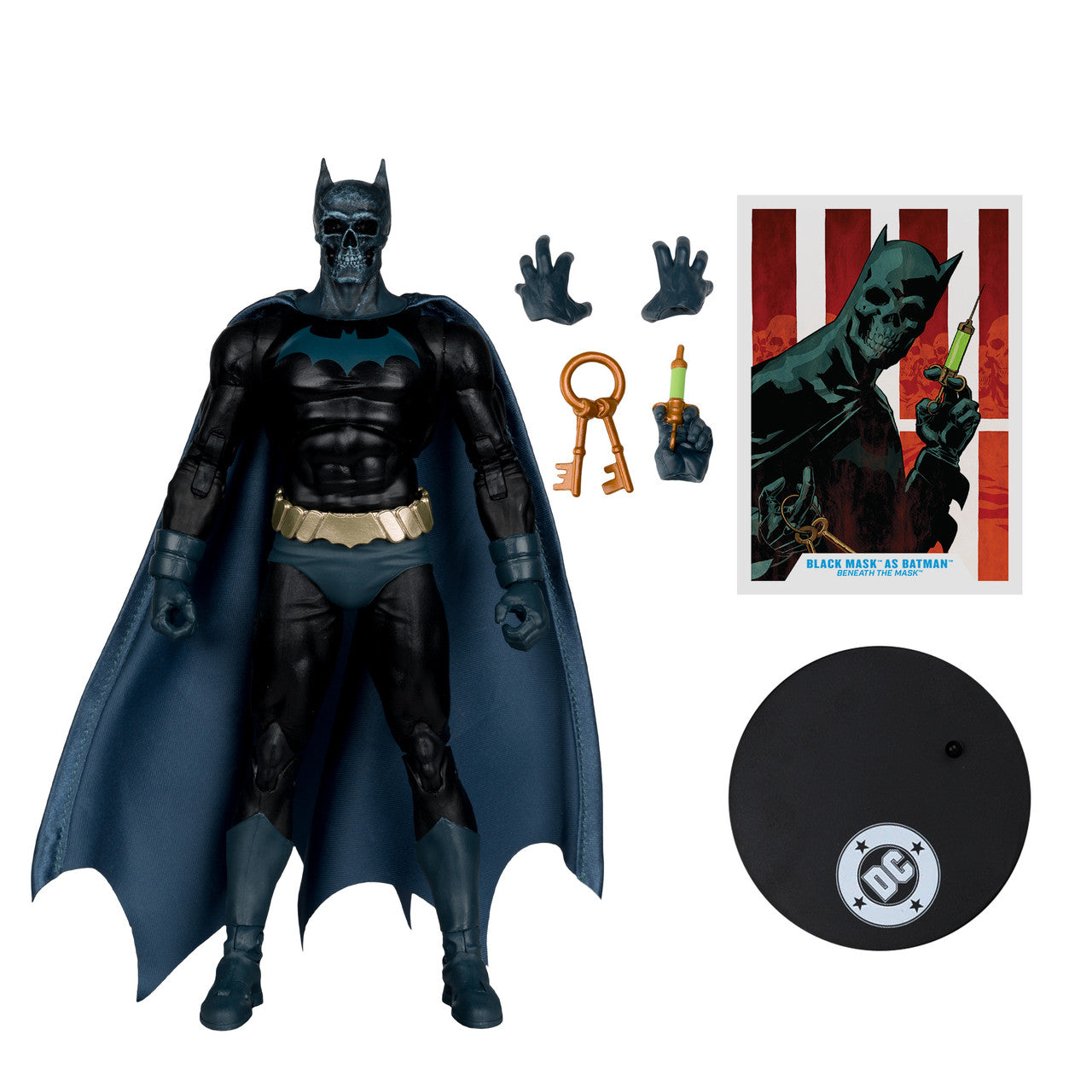 DC Multiverse Batman: Madhouse - 7" Scale Black Mask As Batman | Preorder