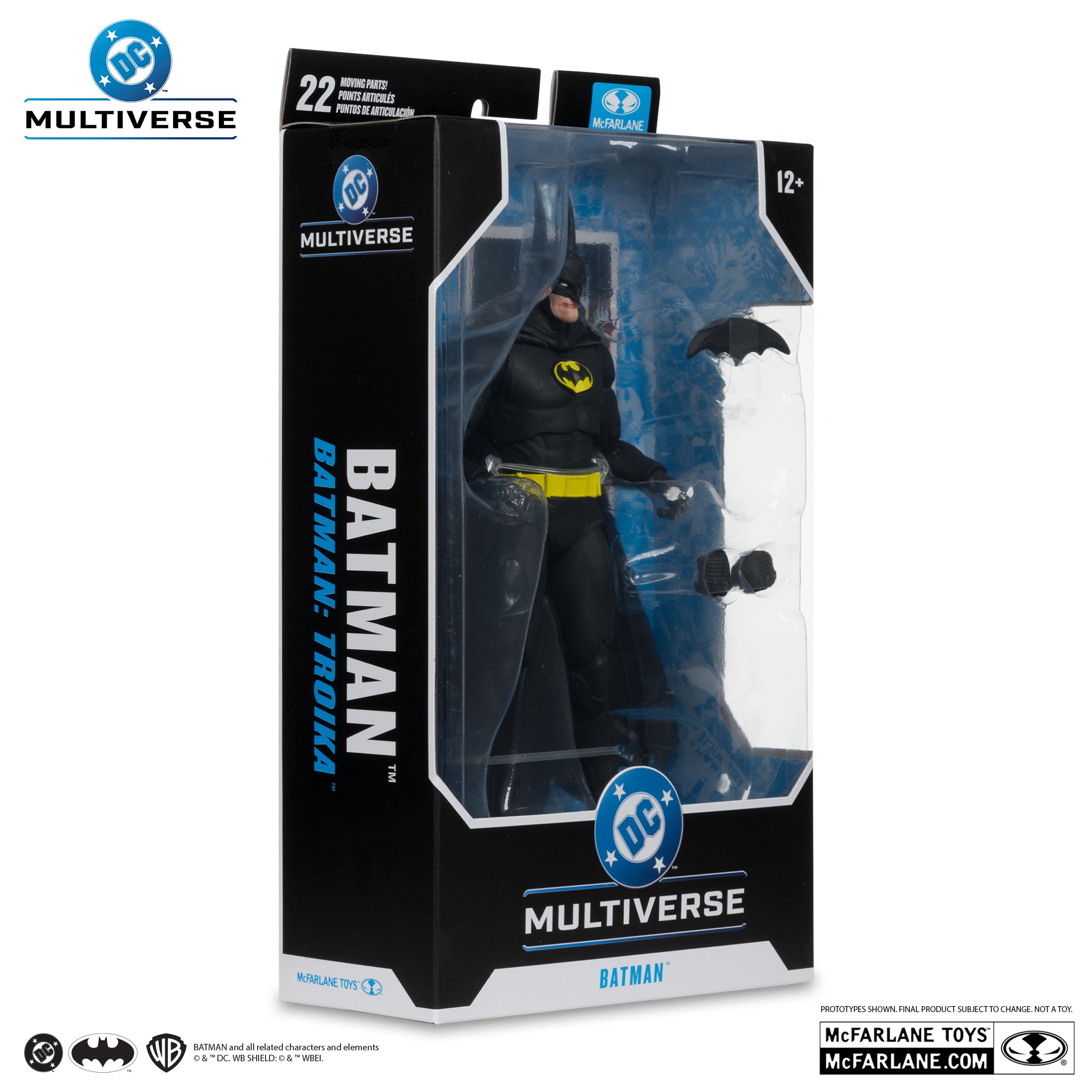 Batman (Troika) Action Figure – DC Multiverse 7-Inch Collectible | 1 Per Customer