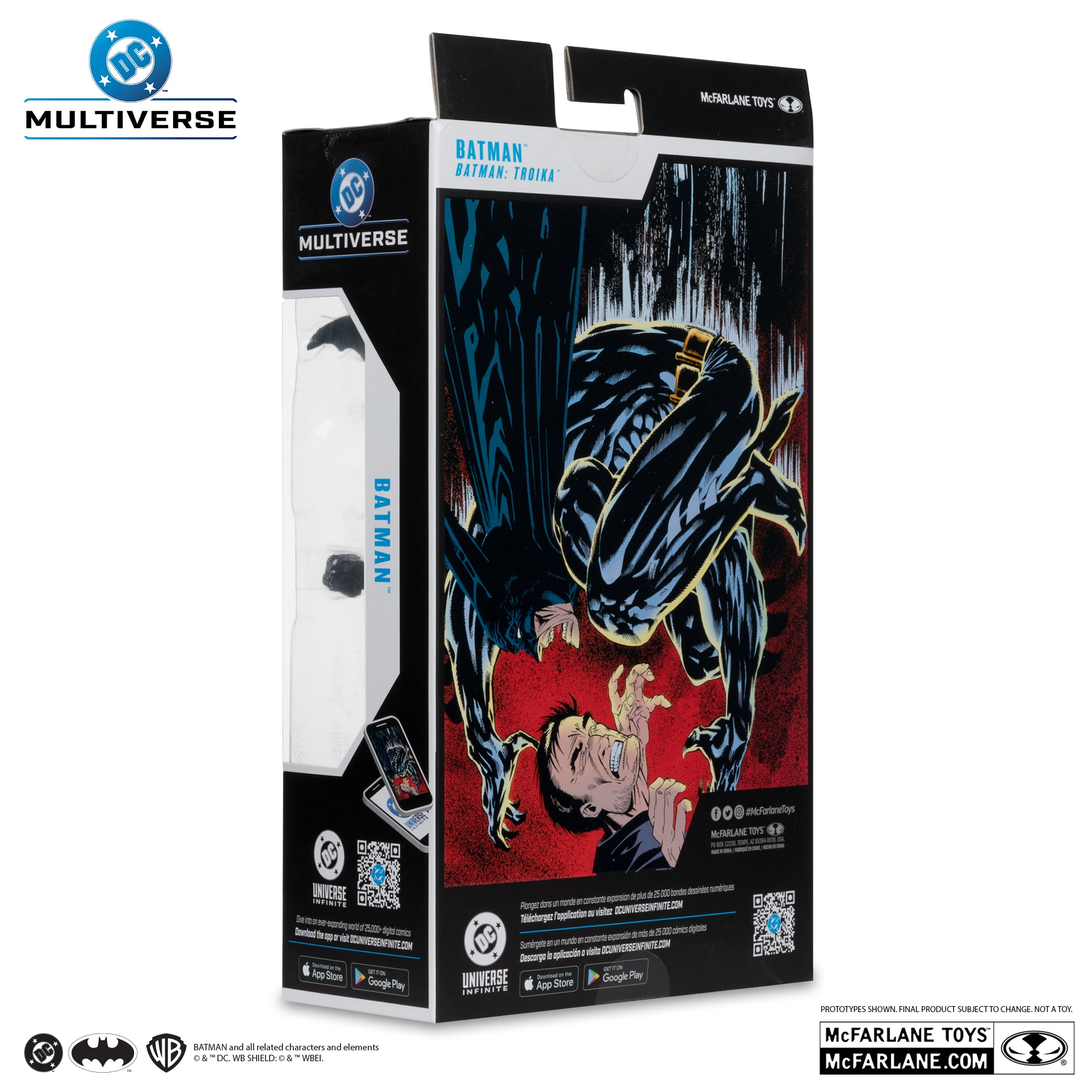 Batman (Troika) Action Figure – DC Multiverse 7-Inch Collectible | 1 Per Customer