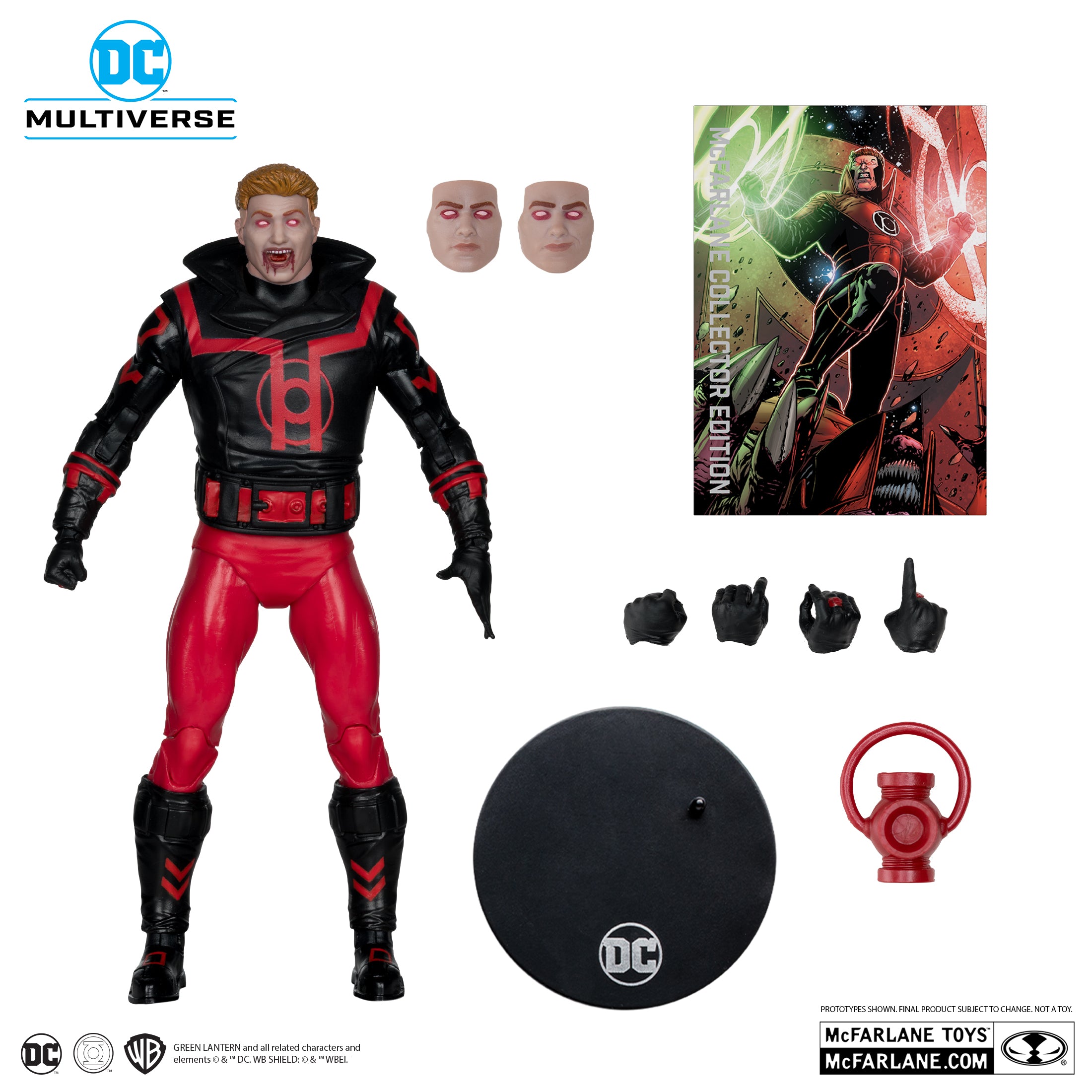 Guy Gardner (Red Lantern) McFarlane Collector Edition #37 (Red Platinum Edition) | 1 Per Customer