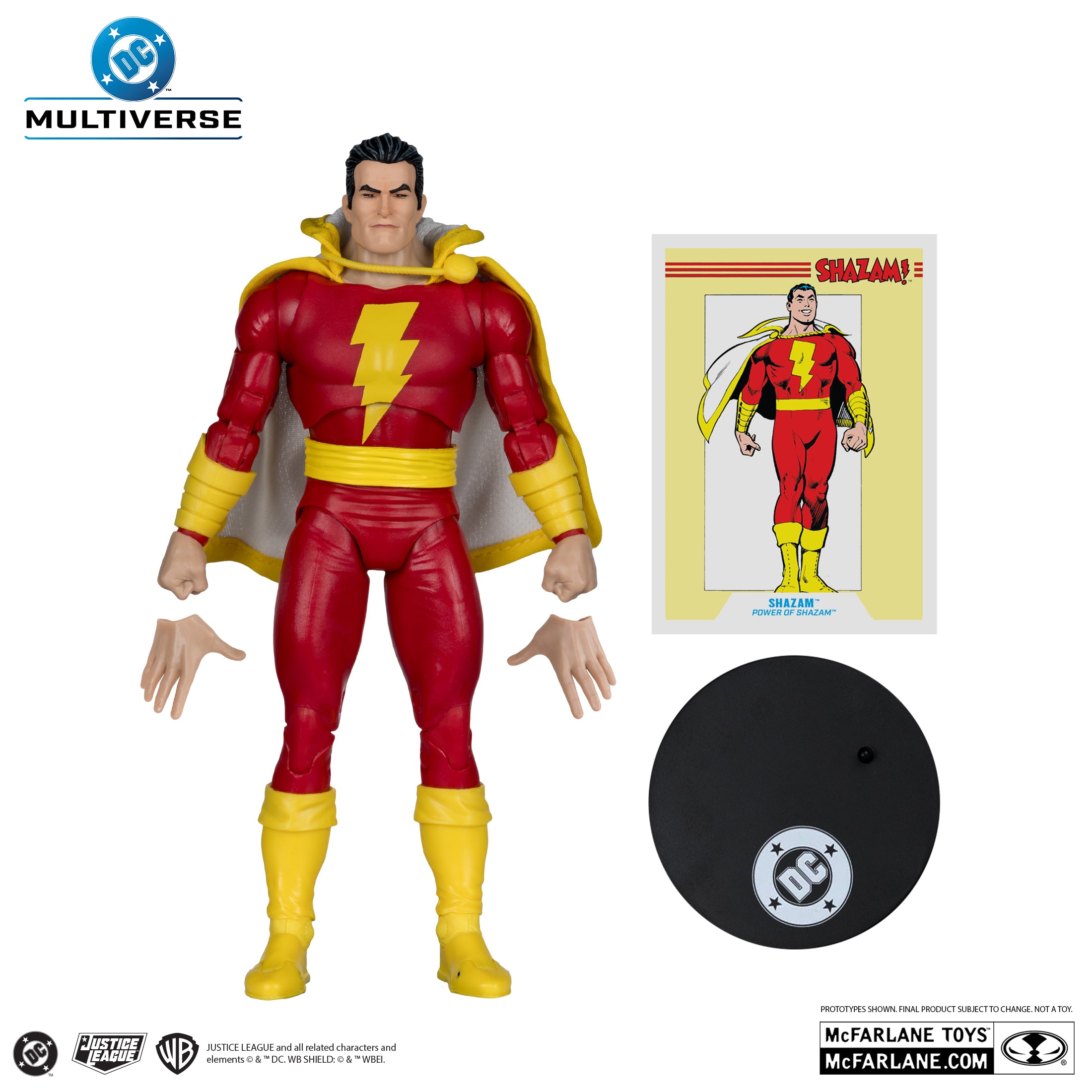 DC Multiverse Shazam The Power of Shazam Graphic Novel Figure