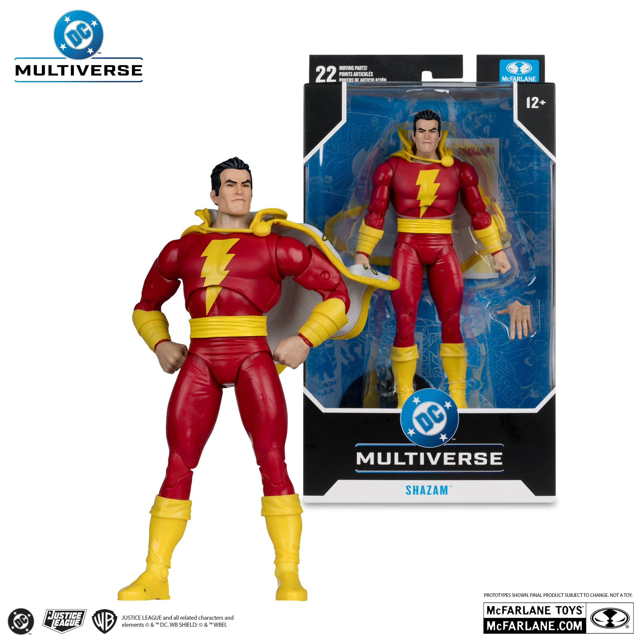 DC Multiverse Shazam The Power of Shazam Graphic Novel Figure