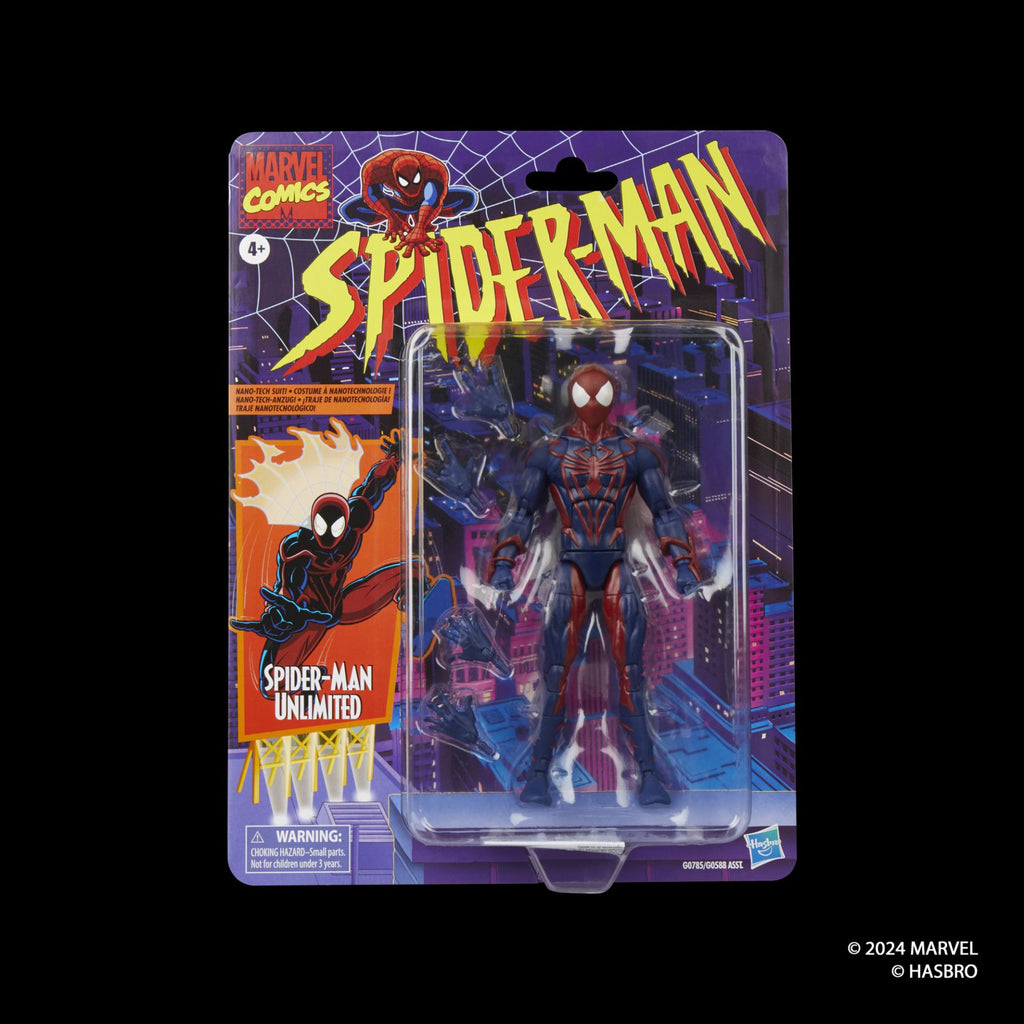 Marvel Legends Retro Series: Spider-Man Unlimited Action Figure