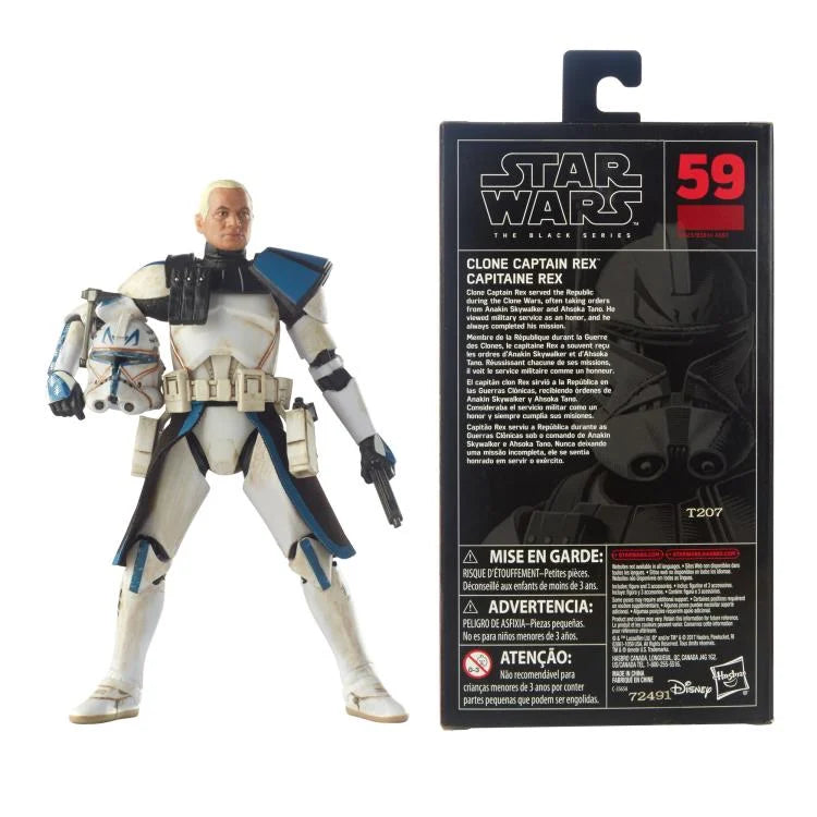 Star Wars: The Black Series 6" Clone Captain Rex (The Clone Wars)