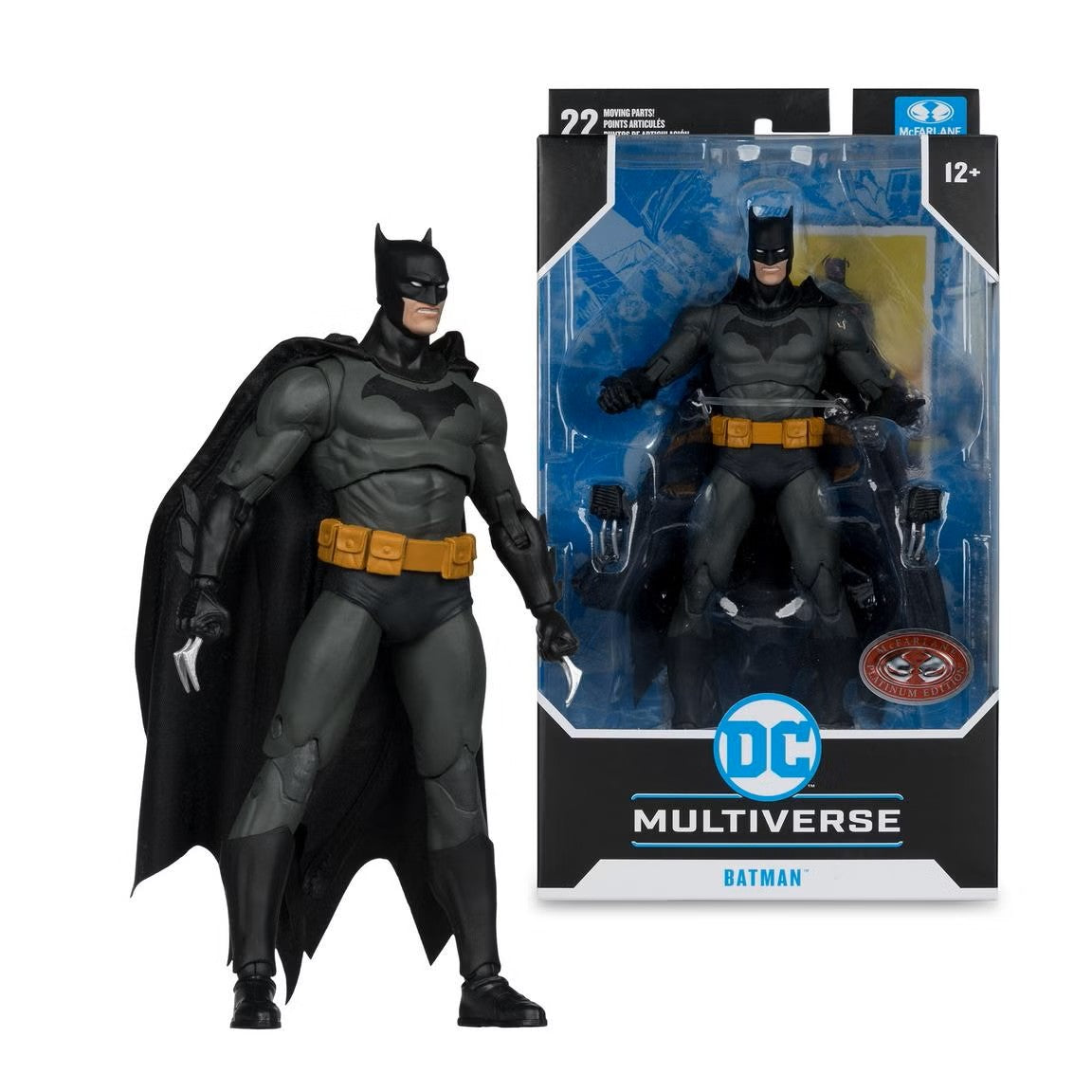 DC Multiverse The Cowardly Lot: Batman Action Figure | Red Platinum Ed.