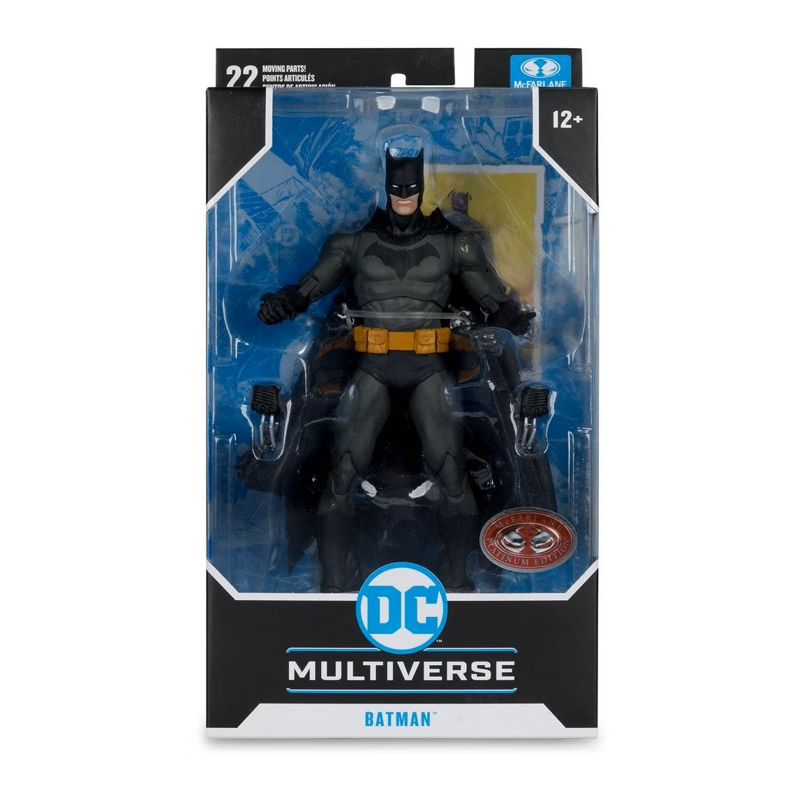 DC Multiverse The Cowardly Lot: Batman Action Figure | Red Platinum Ed.
