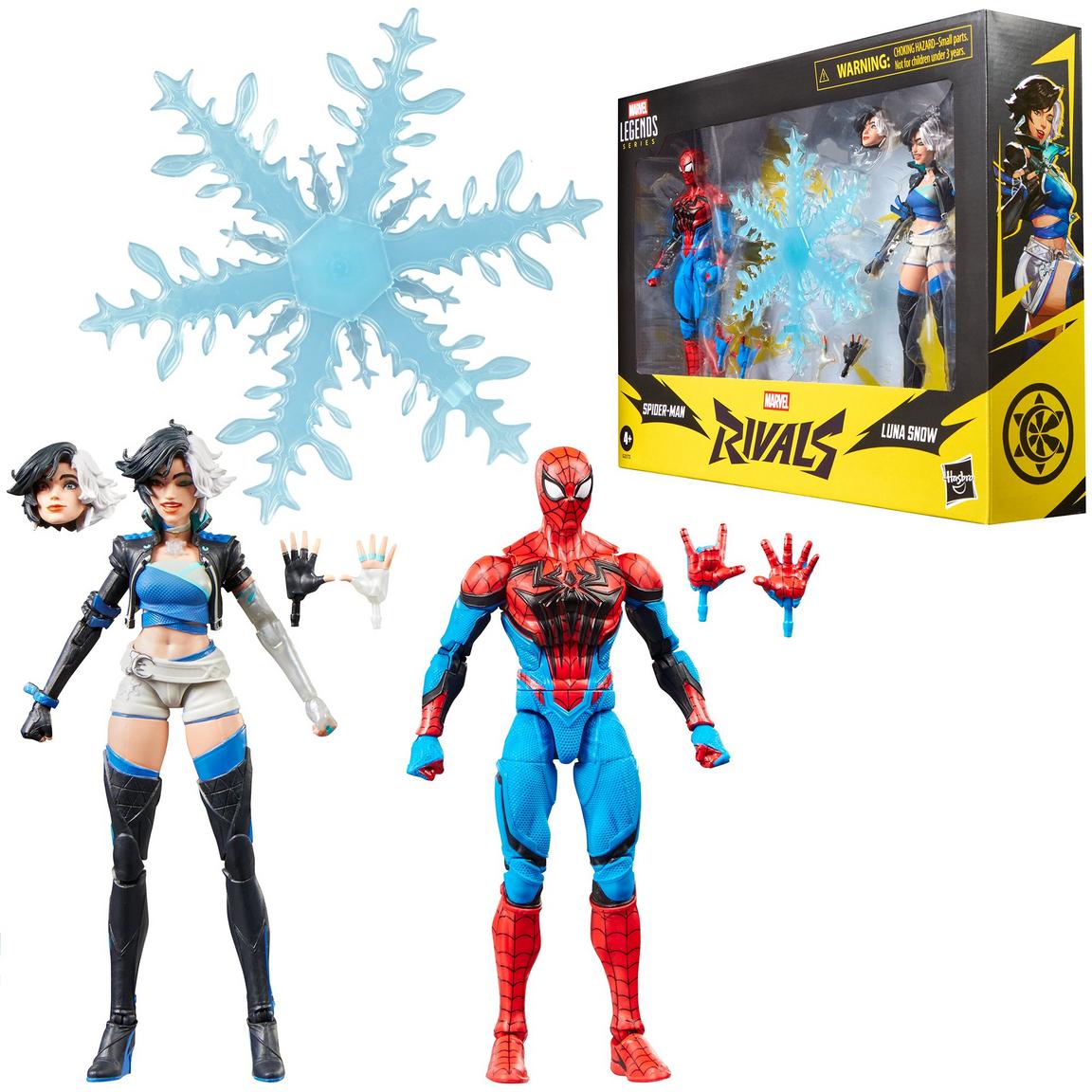 Marvel Rivals Marvel Legends Spider-Man & Luna Snow Action Figure Two-Pack