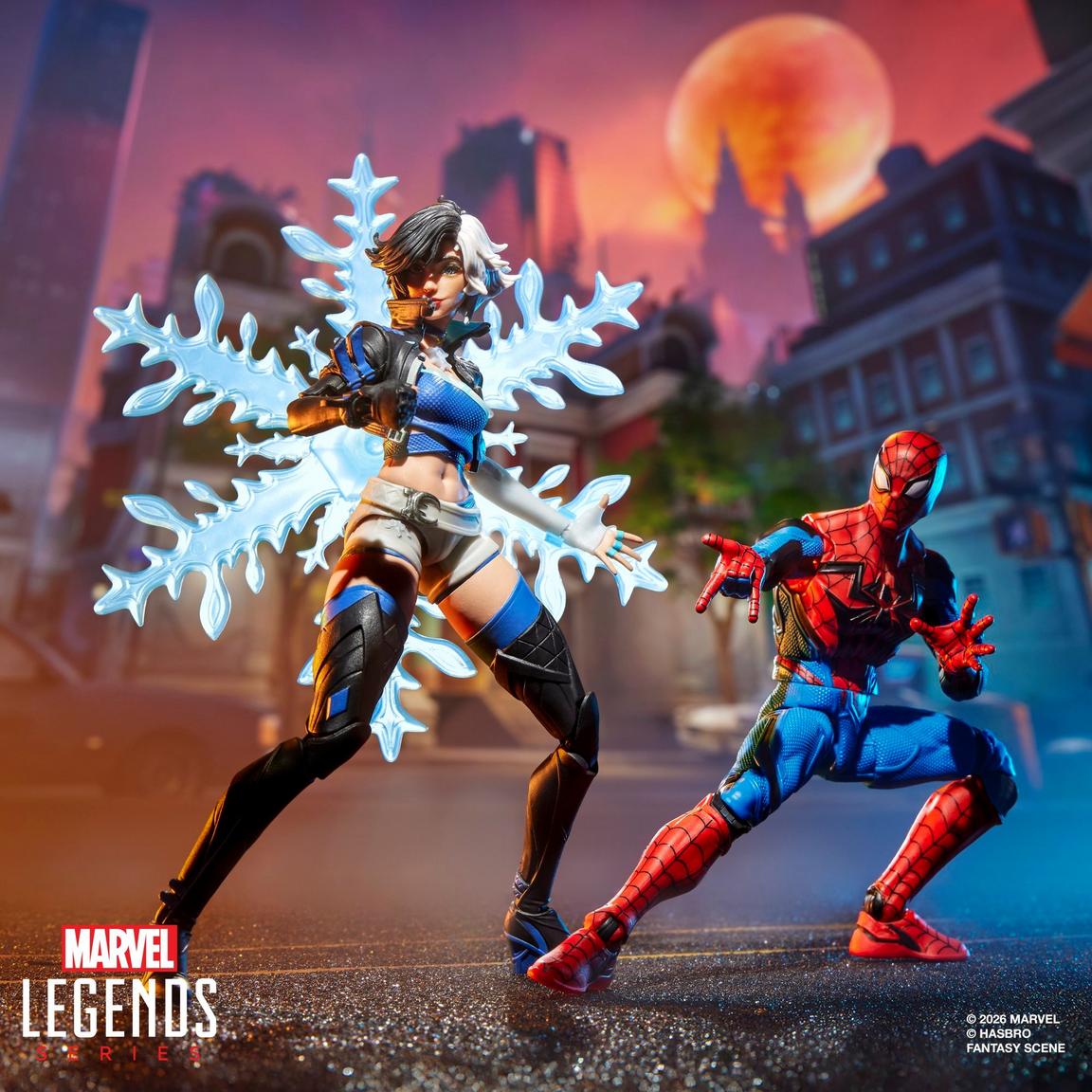 Marvel Rivals Marvel Legends Spider-Man & Luna Snow Action Figure Two-Pack