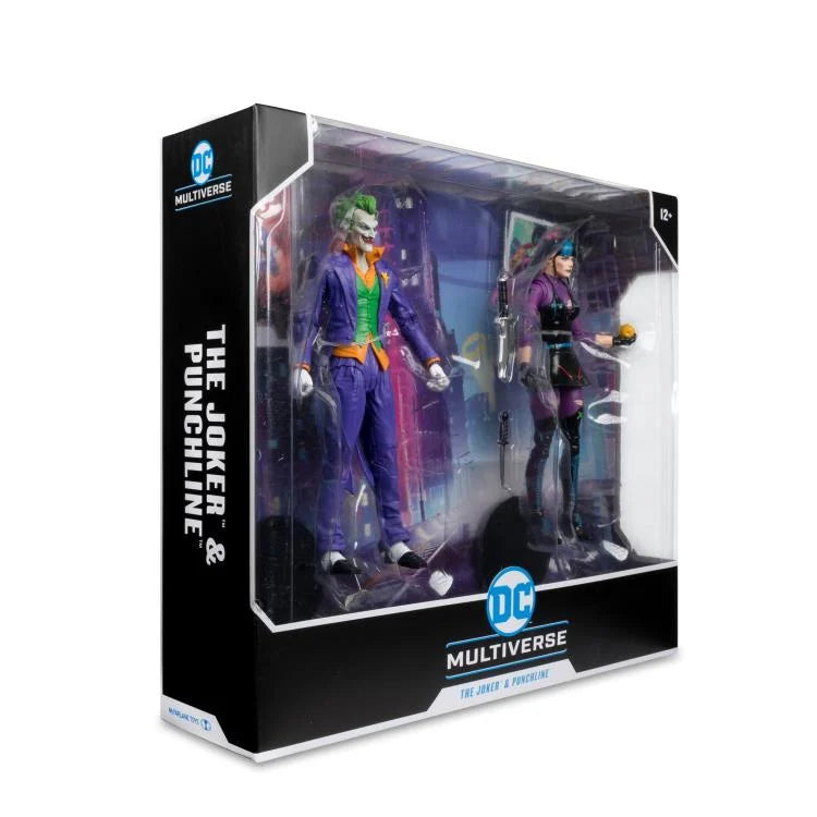 DC Multiverse The Joker and Punchline 7-Inch Scale Action Figure 2-Pack