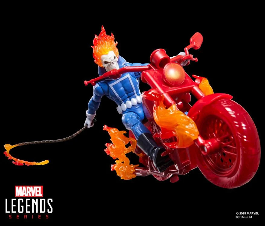 Marvel Legends Ghost Rider Johnny Blaze with Motorcycle 6 Inch Action Figure