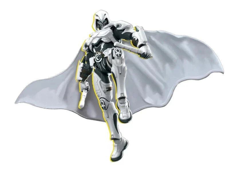 Blokees Marvel Rivals Moon Knight Plastic Model Kit Action Figure, Snap-Fit Collectible