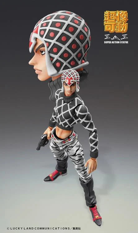 JoJo's Bizarre Adventure Super Action Statue | Guido Mista & S-P (Black Ver.)