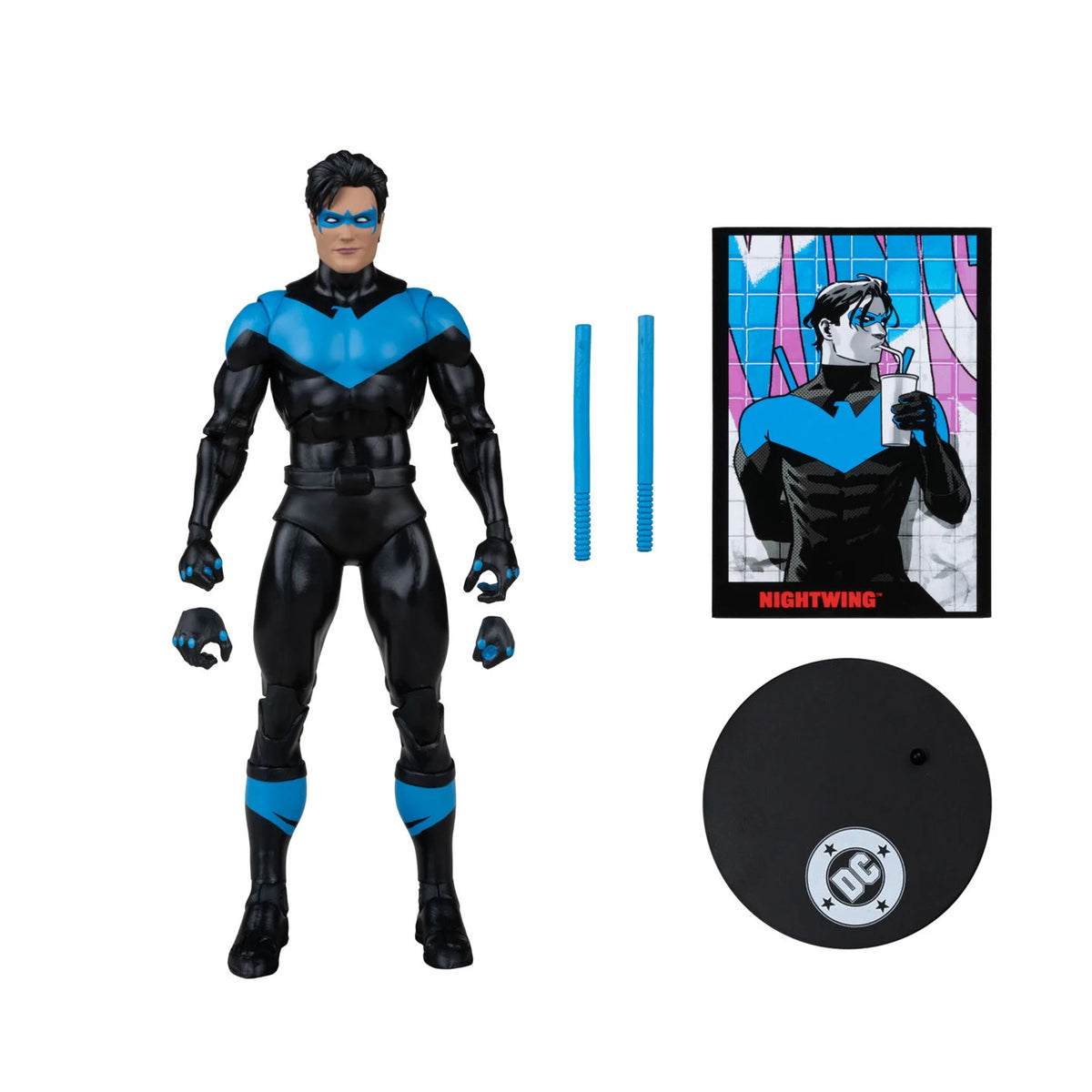 McFarlane DC Direct Page Punchers Nightwing #81 7-Inch Action Figure with Comic