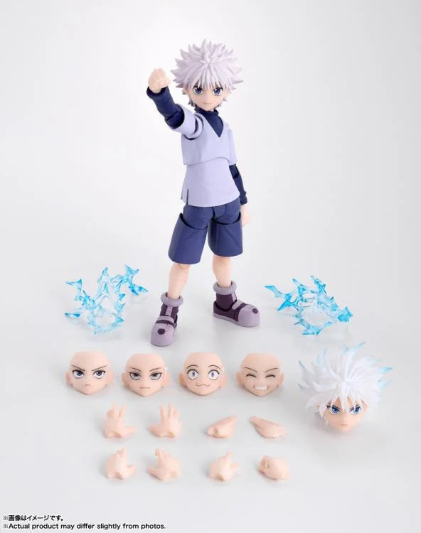 Hunter x Hunter Killua Zoldyck Action Figure – S.H.Figuarts Anime Collectible with Electric Nen Effects