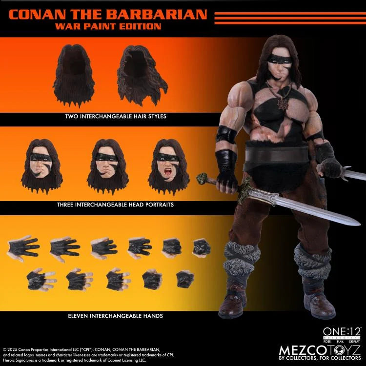 MEZCO One:12 Collective: Conan the Barbarian (1982) (War Paint Edition)