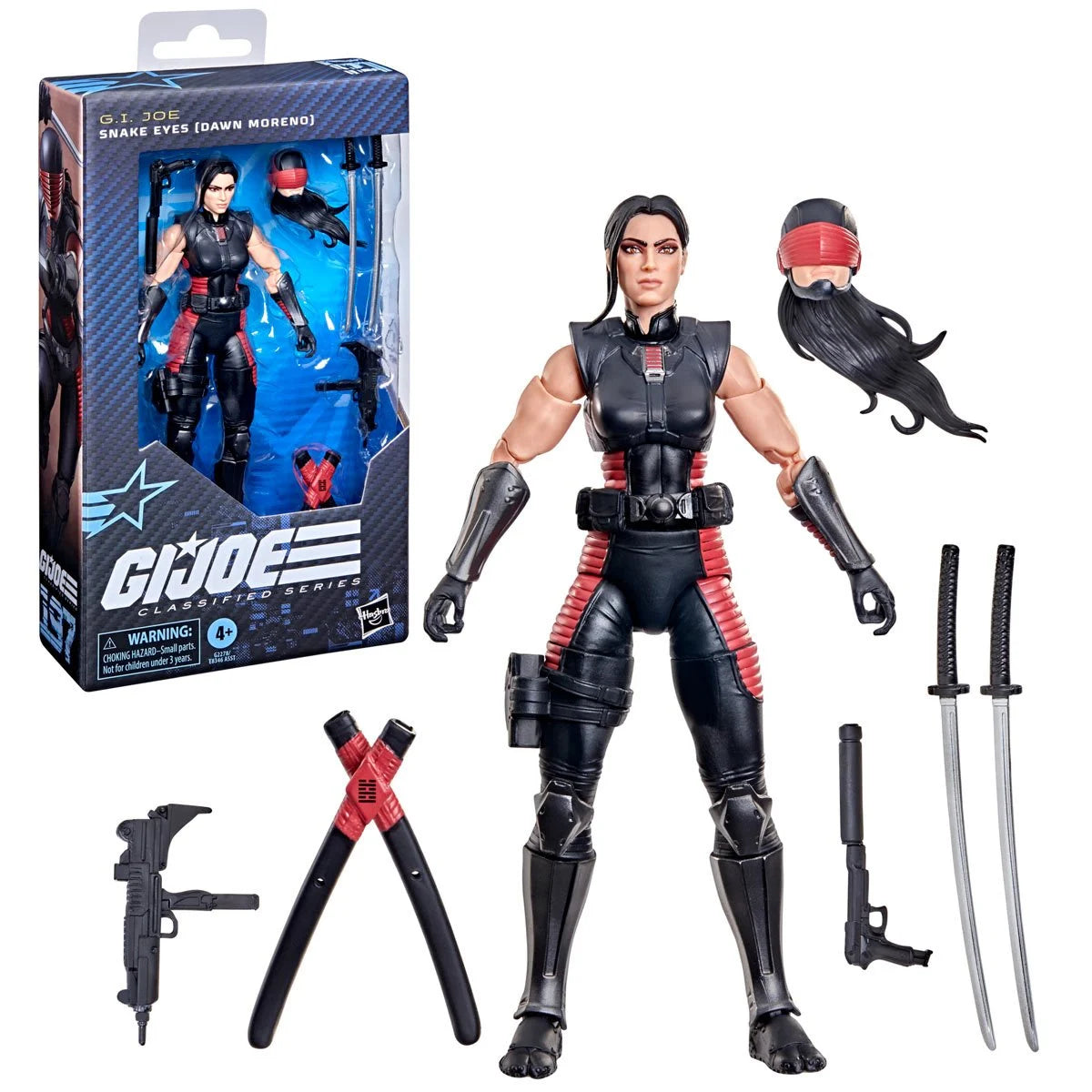 G.I. Joe Classified Series #197 Snake Eyes Dawn Moreno 6 Inch Figure