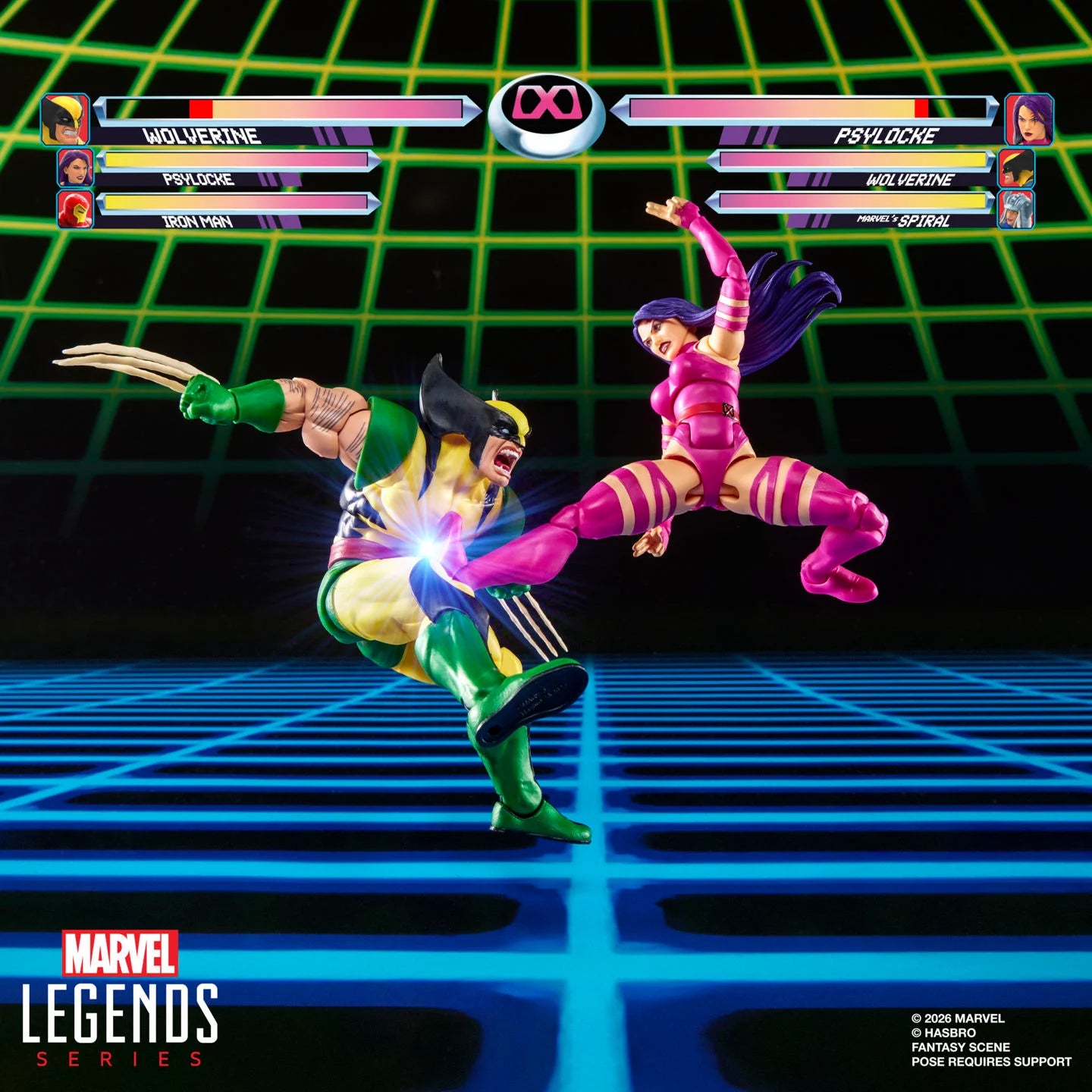 Marvel Legends Gamerverse Wolverine vs. Psylocke 2-Pack Action Figures