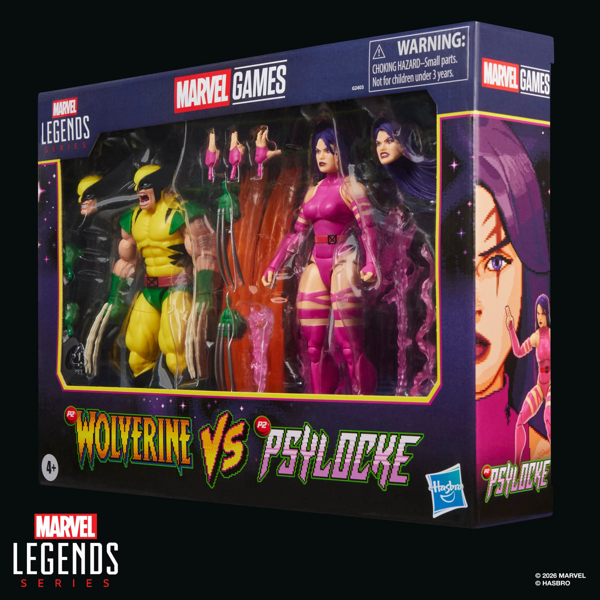 Marvel Legends Gamerverse Wolverine vs. Psylocke 2-Pack Action Figures